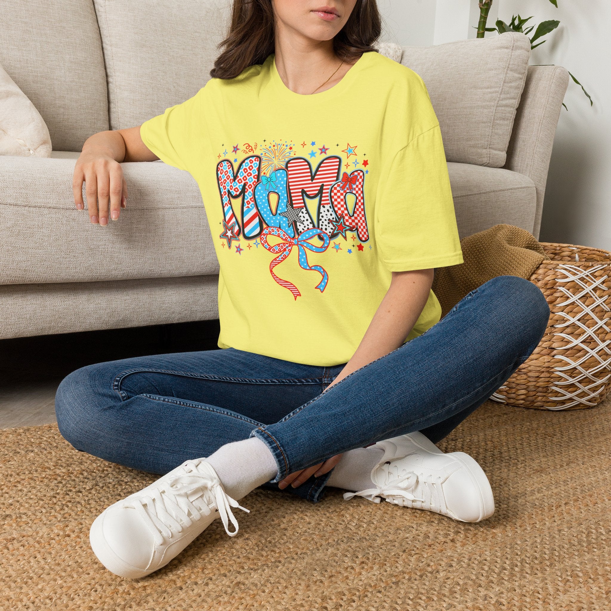 Mama Patriotic Graphic Tee