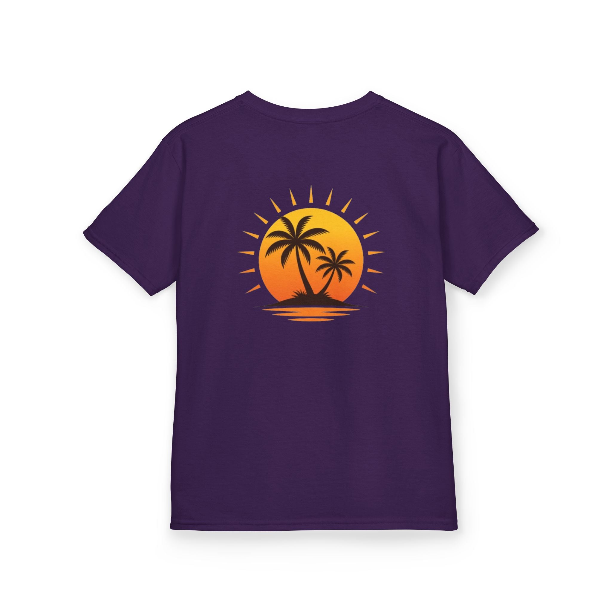 Kids Tee — Sunset Palm Tree