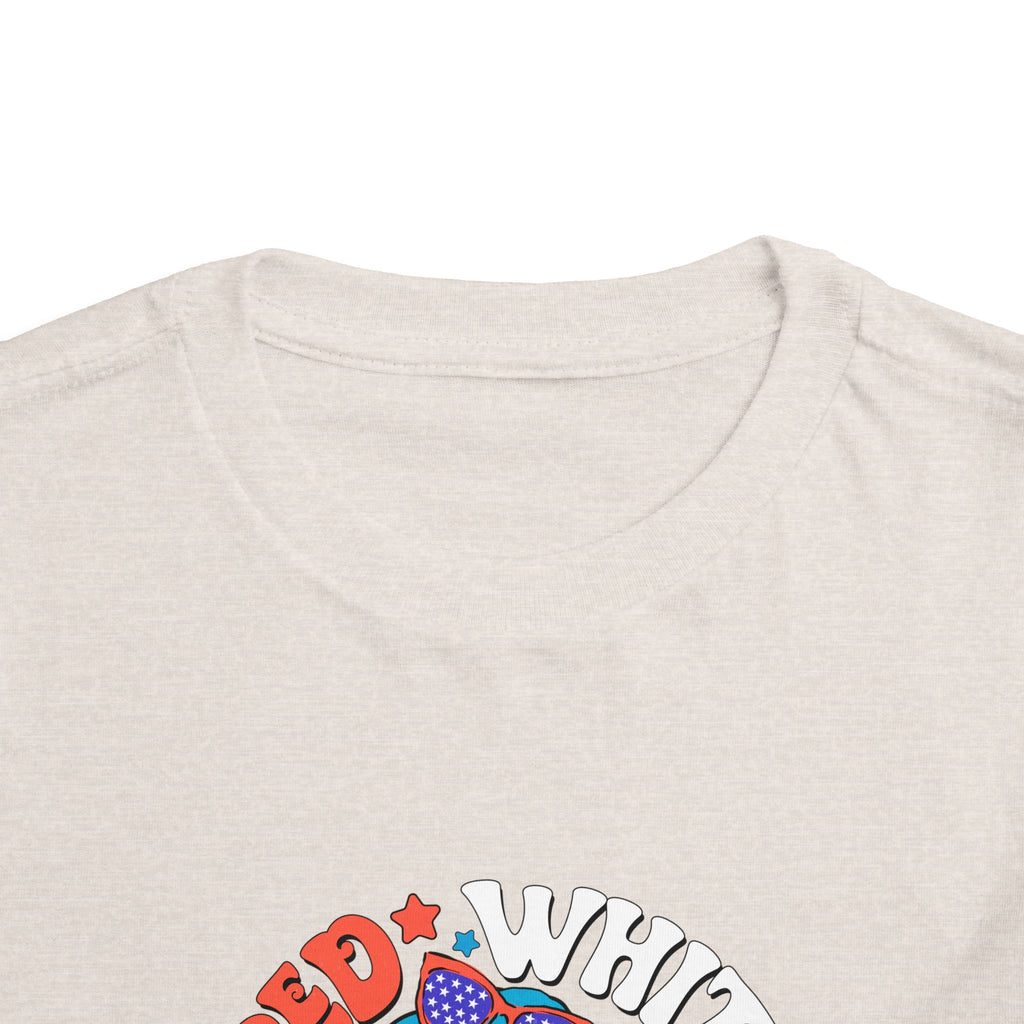 Toddler Tee — Red White & Roar Retro