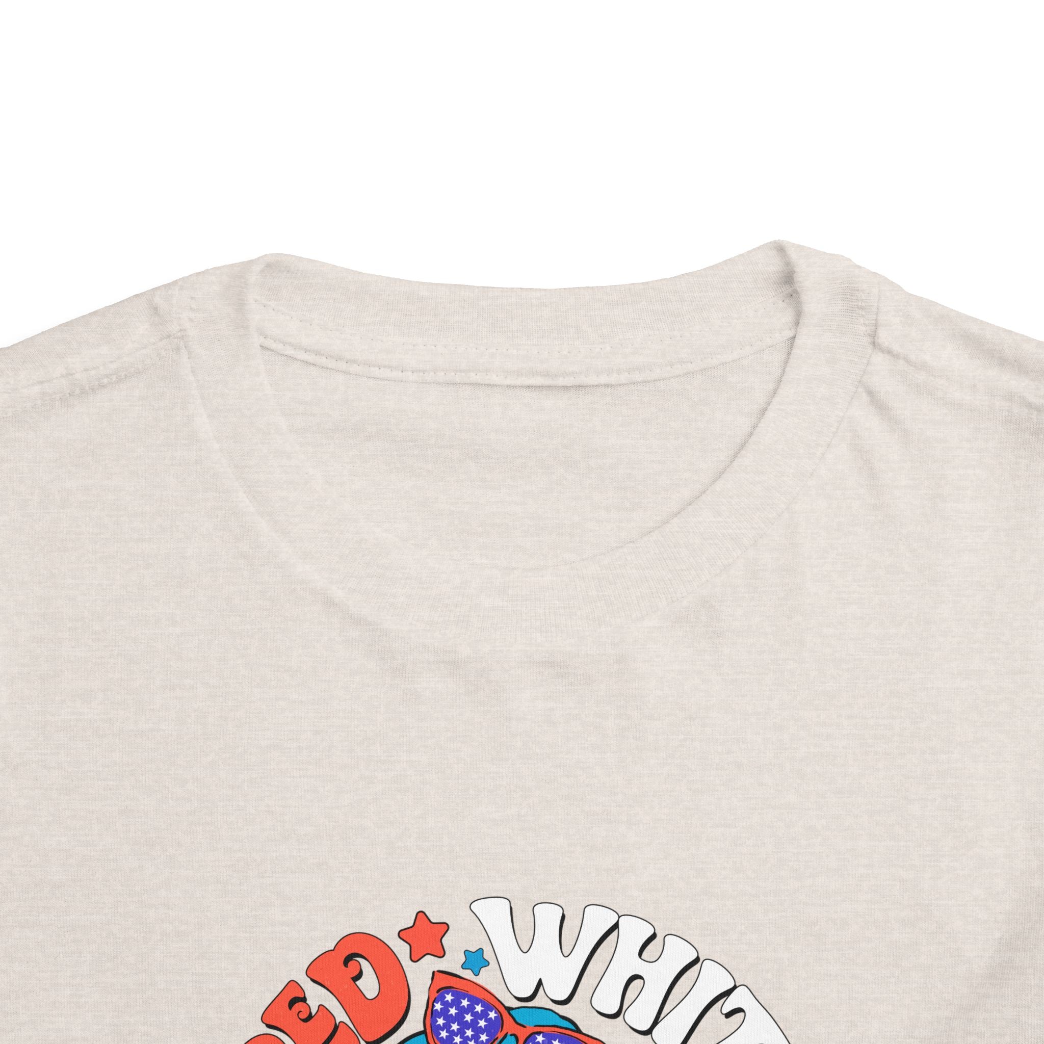 Toddler Tee — Red White & Roar Retro
