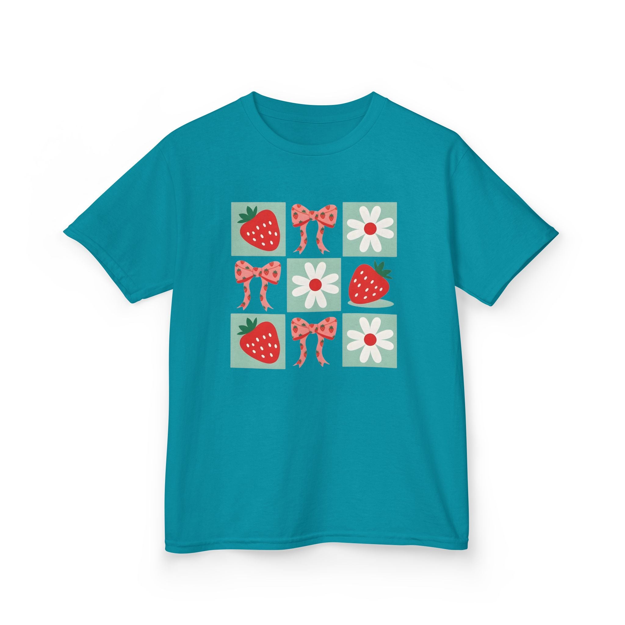 Kids Strawberry & Daisy Graphic Tee
