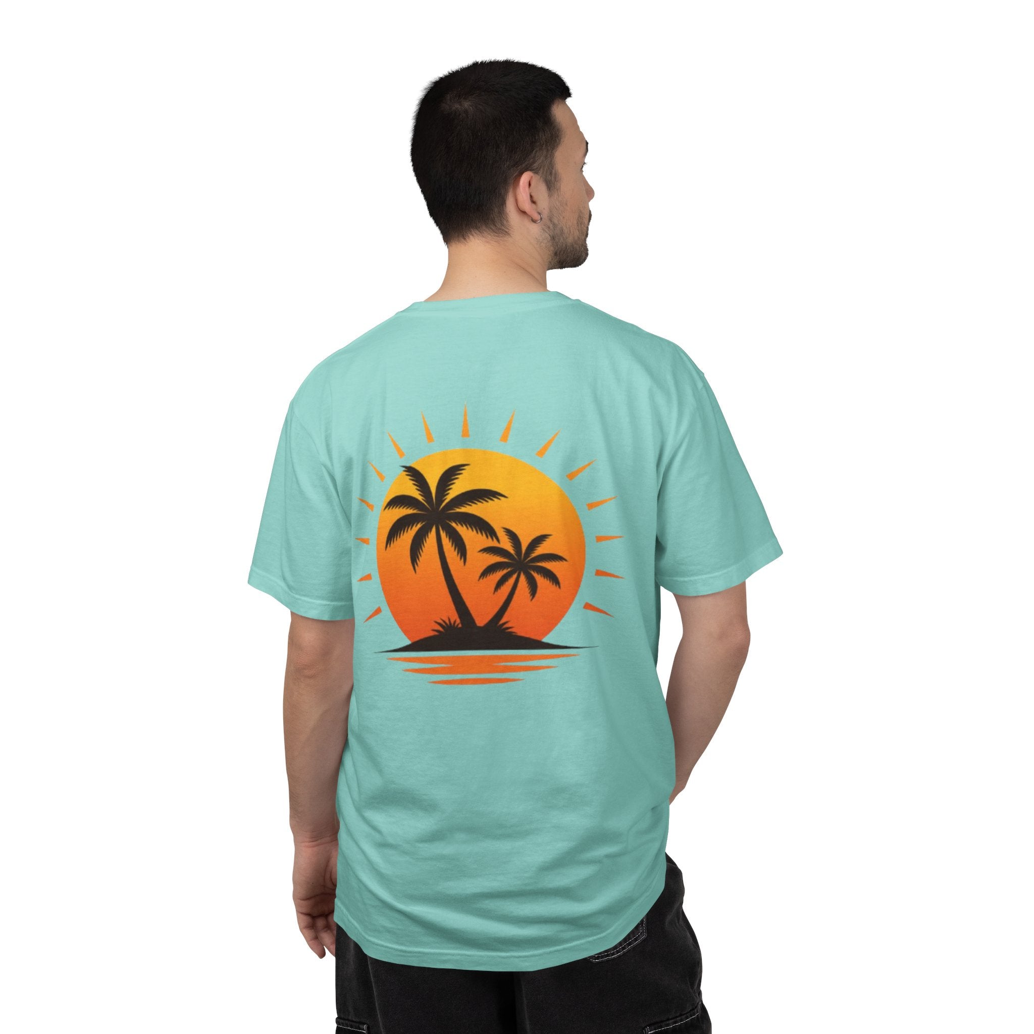 Sunset Palm Tee