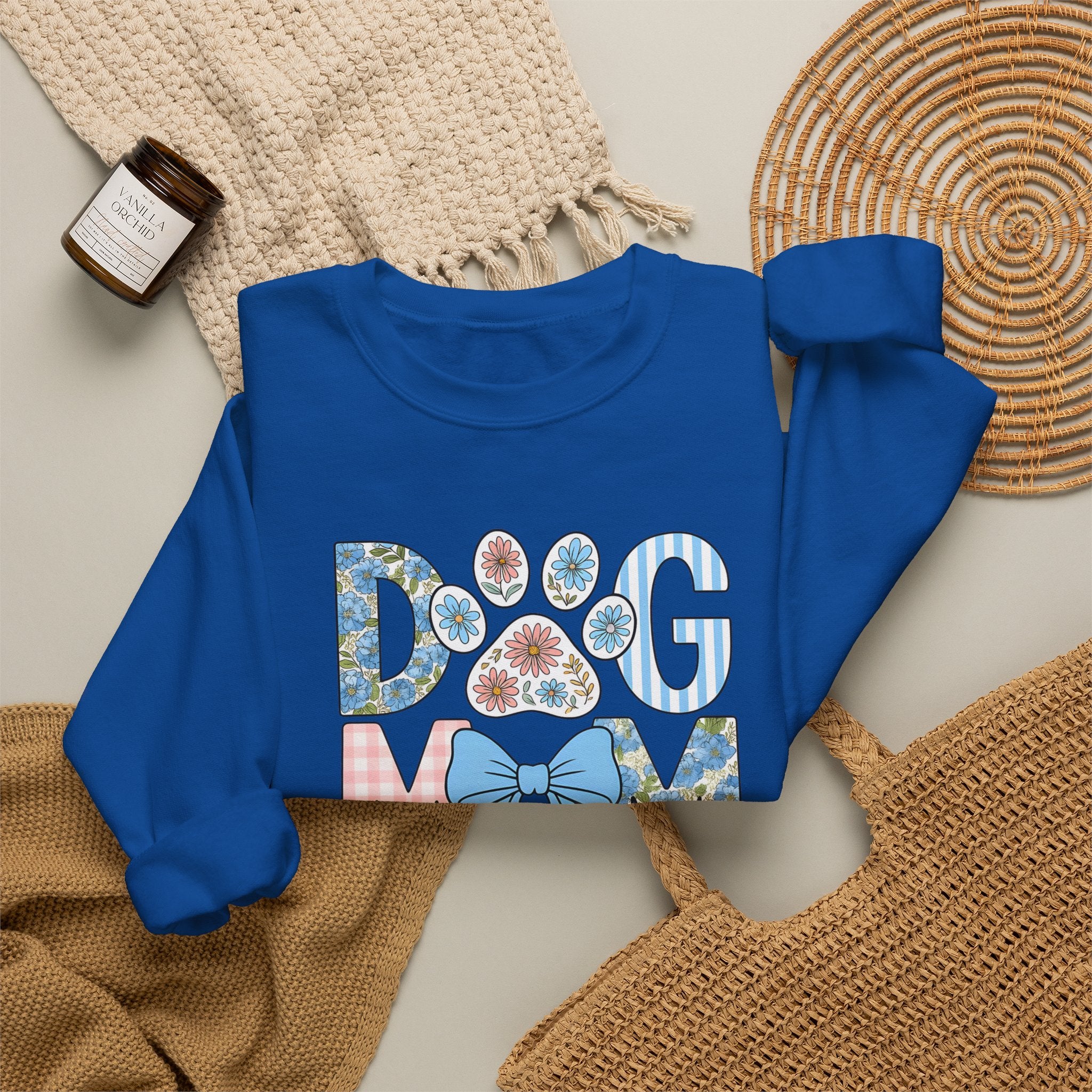 Dog Mom Crewneck Sweatshirt