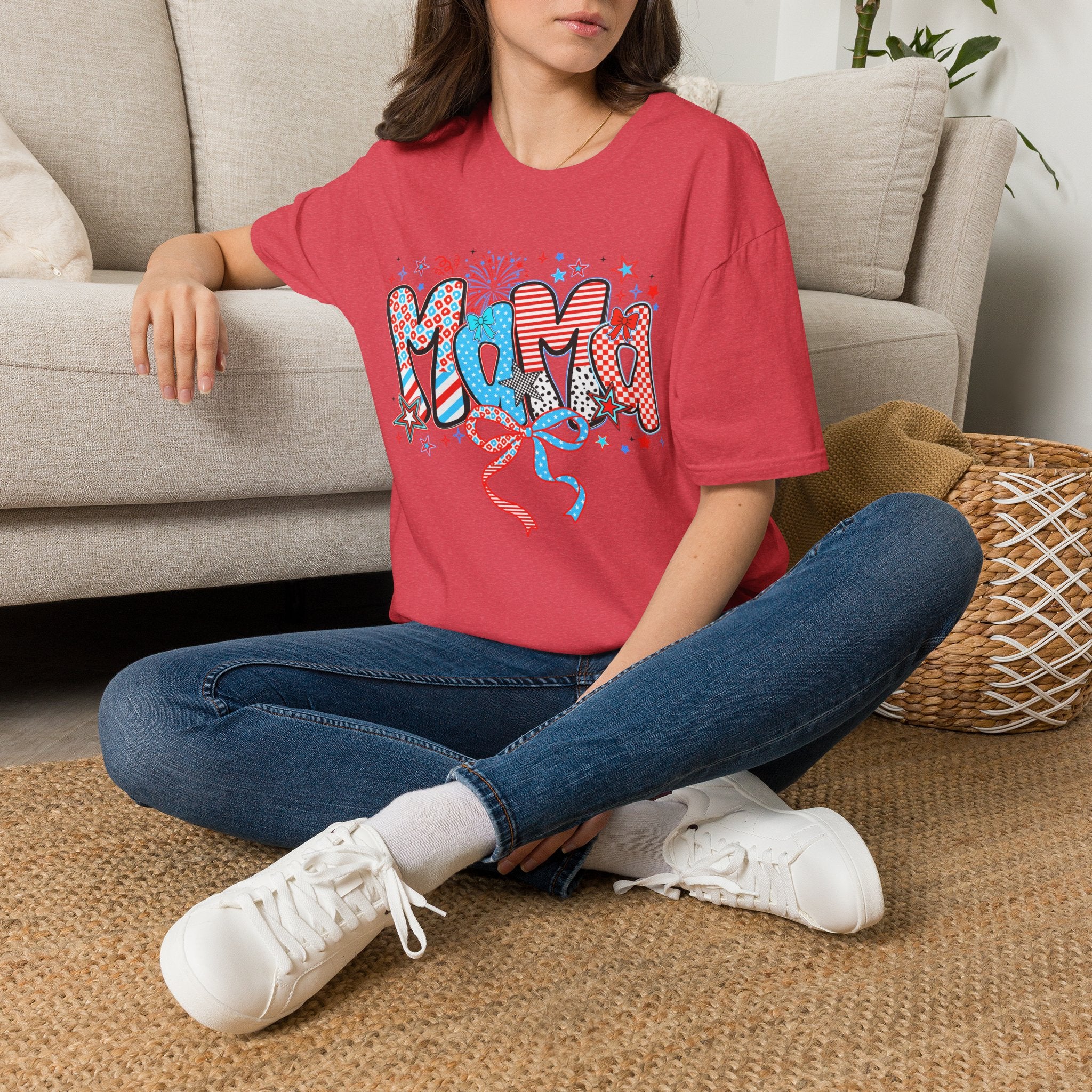 Mama Patriotic Graphic Tee