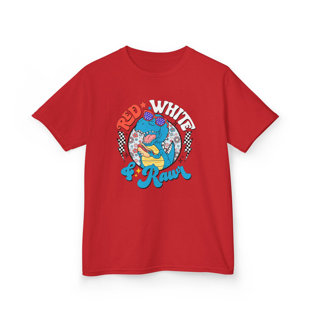 Kids Tee — Red White & Roar Retro