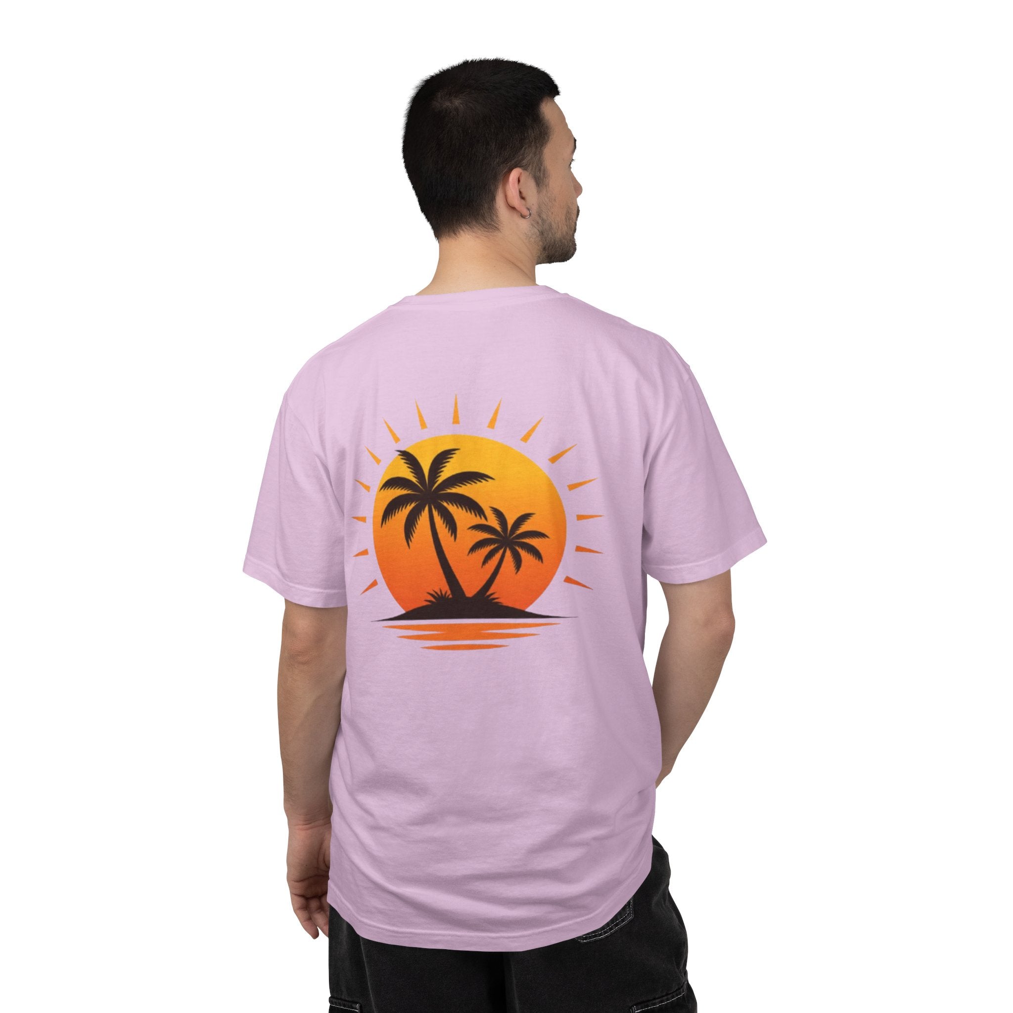 Sunset Palm Tee