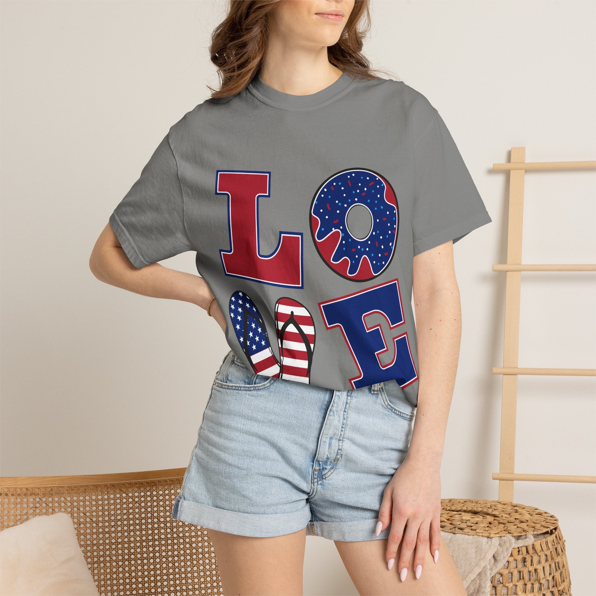 Patriotic 'LOVE' T-Shirt