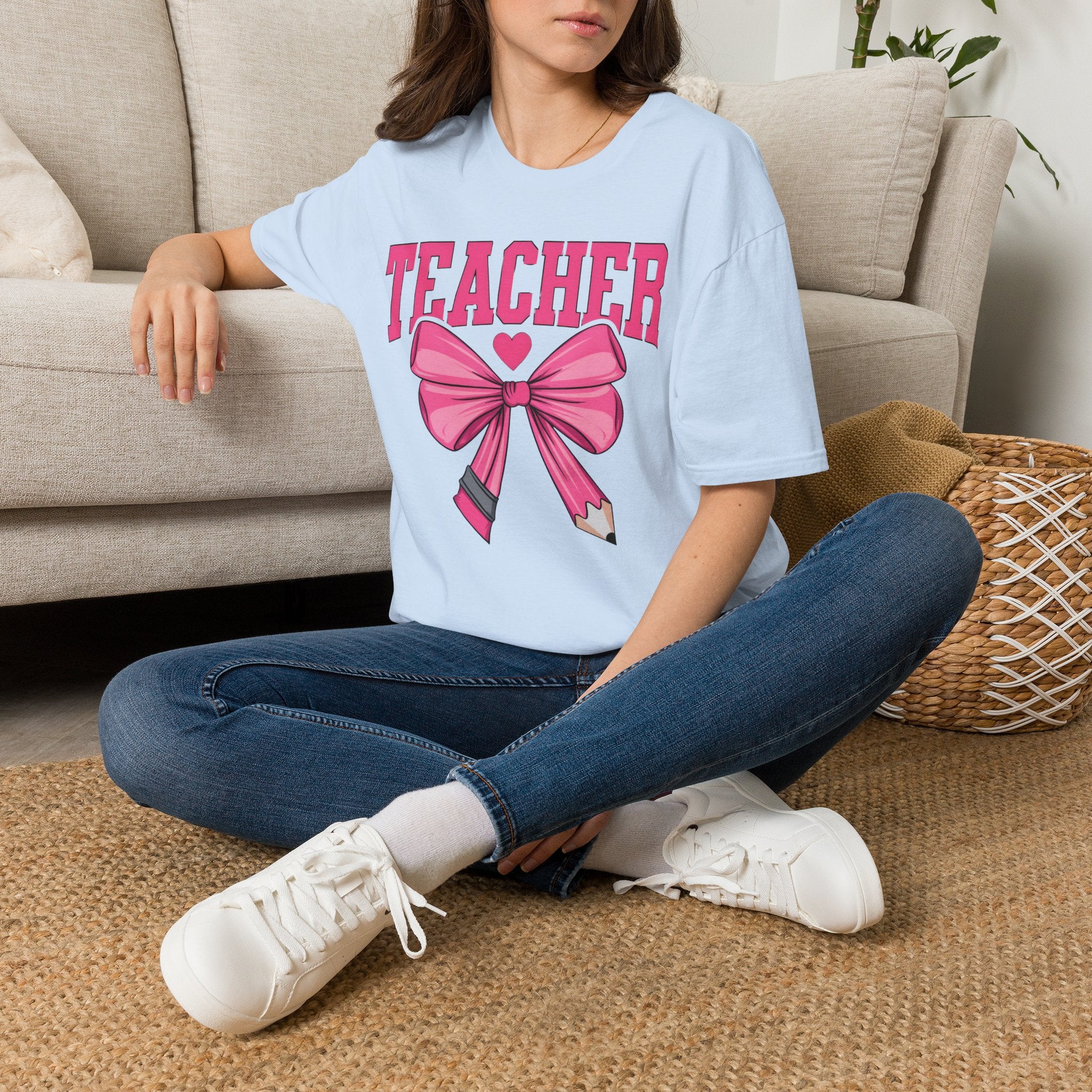 Teacher Bow T‑Shirt