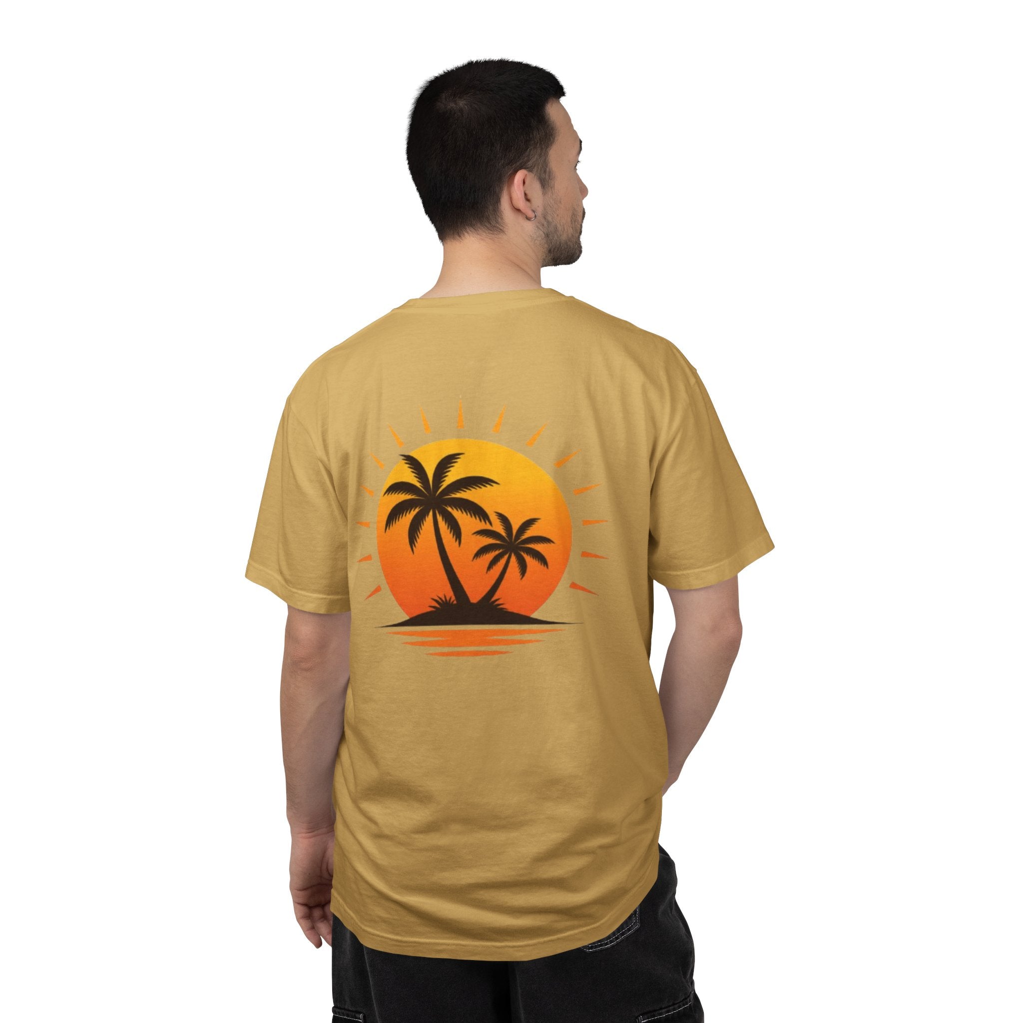 Sunset Palm Tee