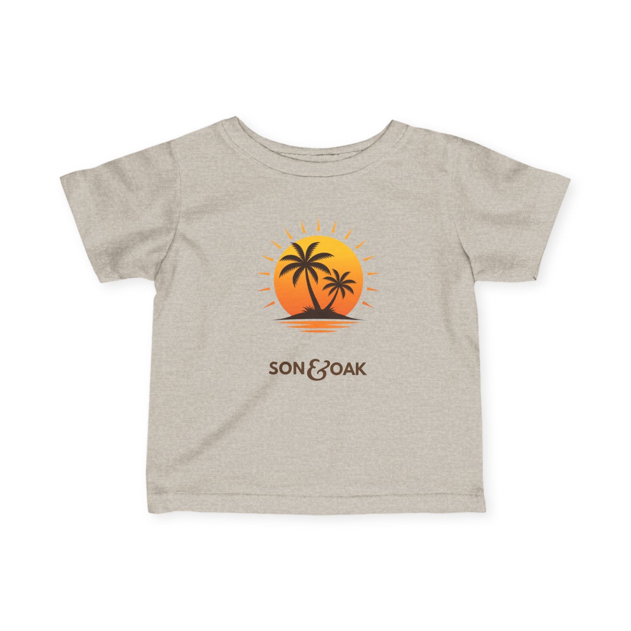 Infant Tee — Sunset Palm Tree