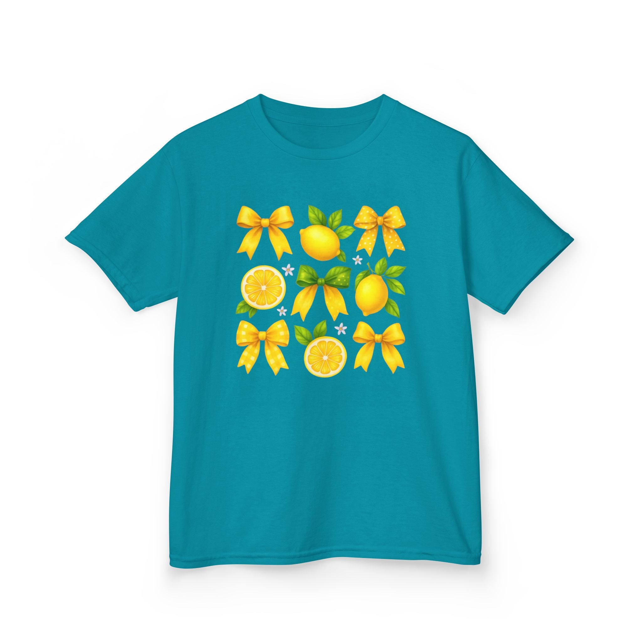 Bright Citrus Orange Pattern Kids Tee