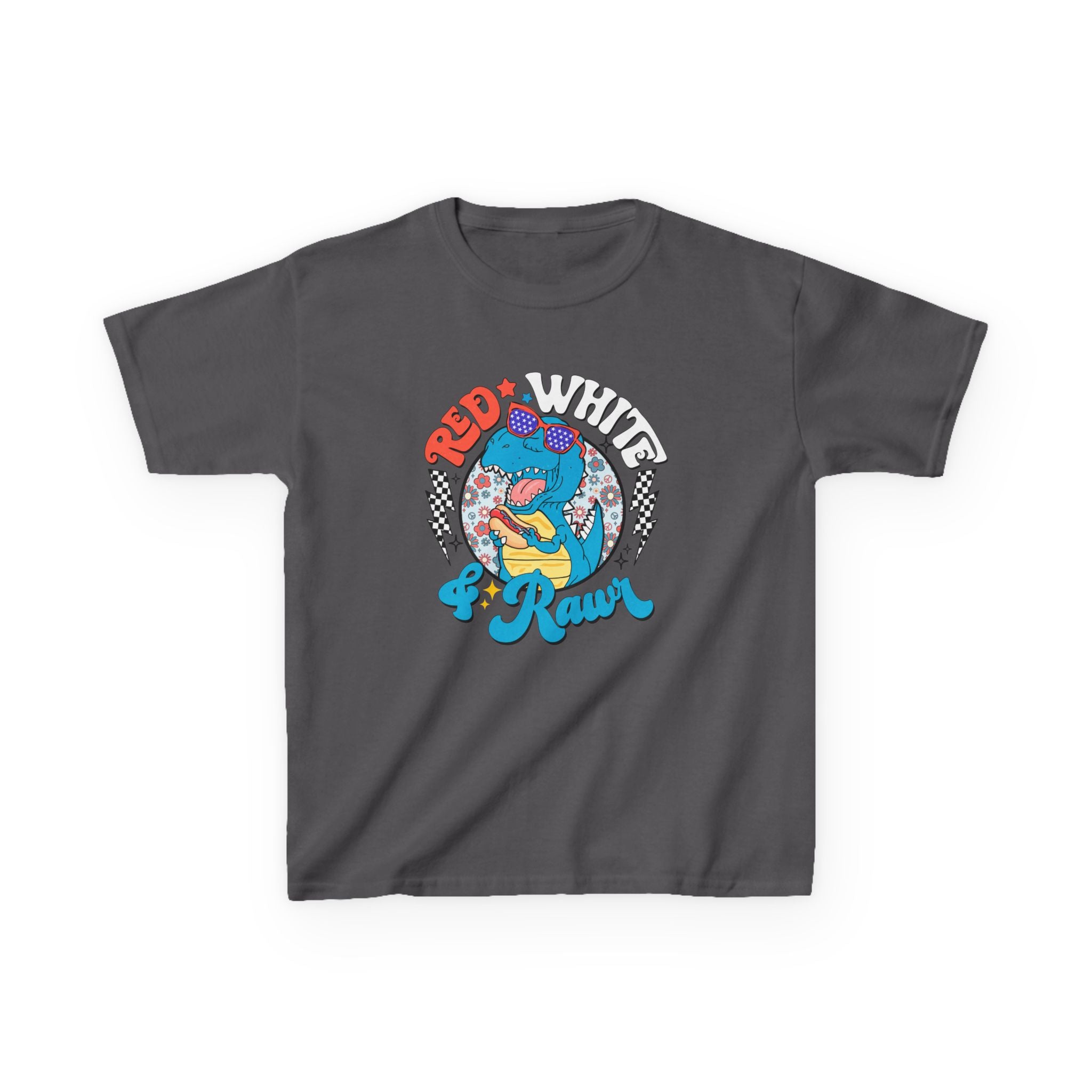 Kids Tee — Red White & Roar Retro