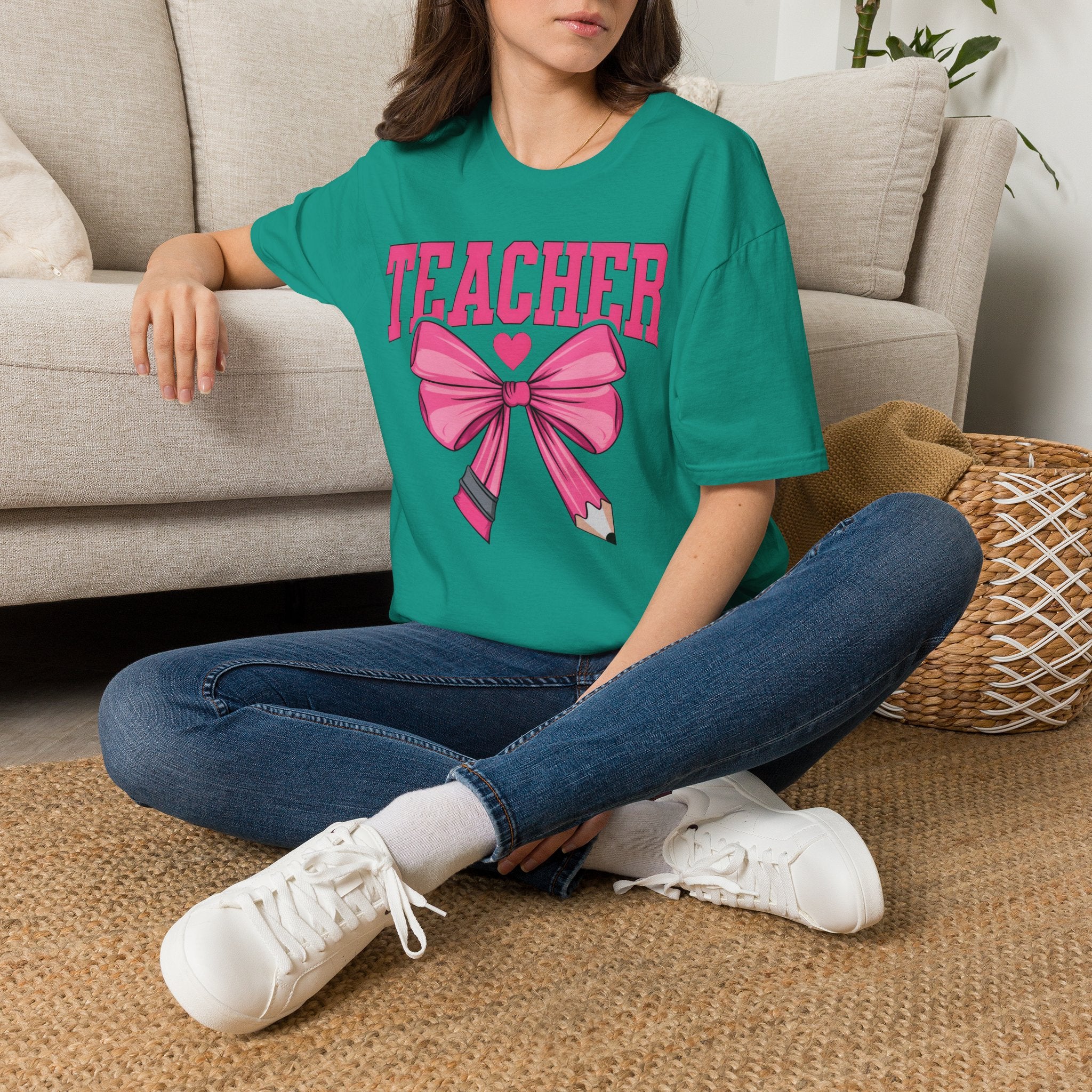 Teacher Bow T‑Shirt