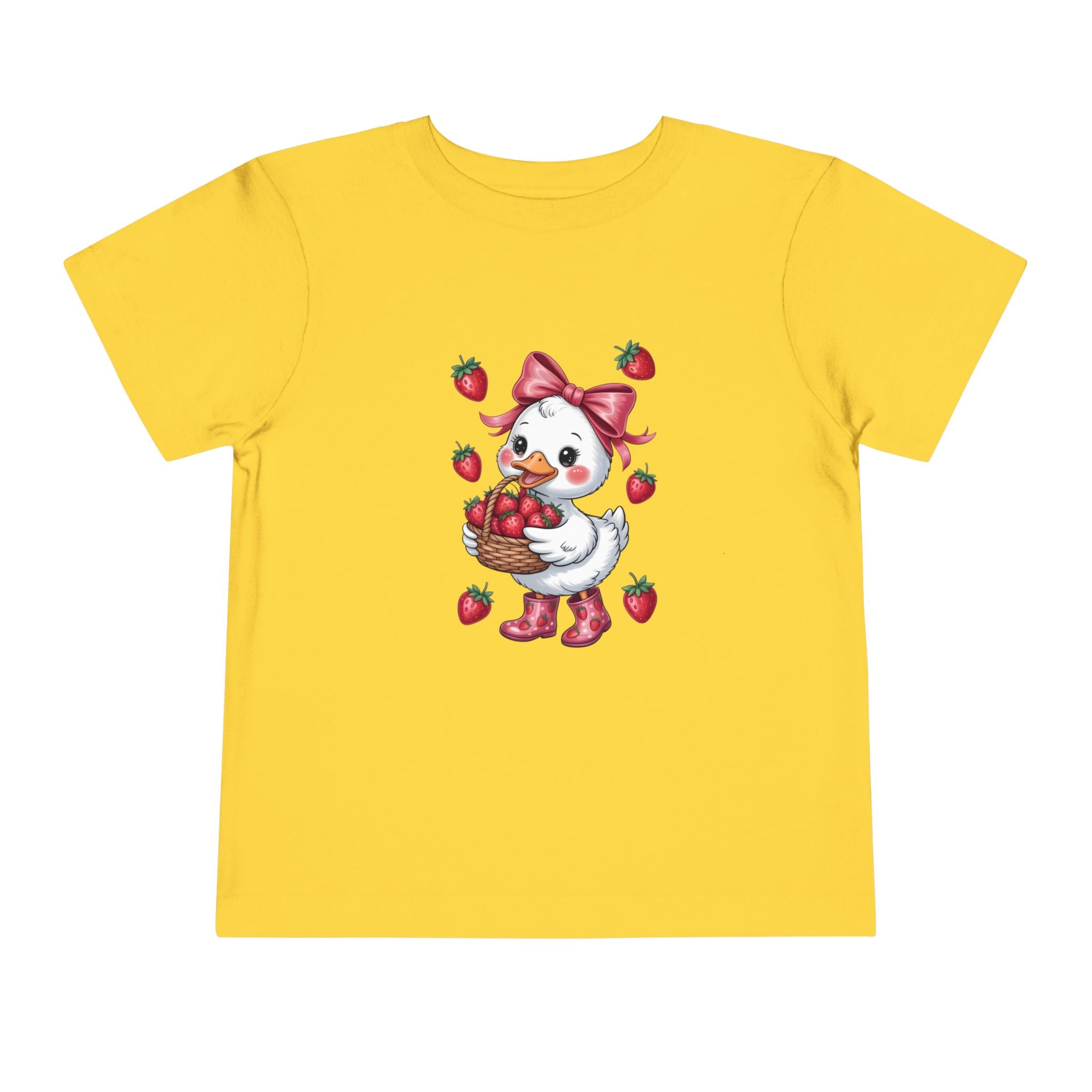 Toddler—Duck with Strawberries Graphic
