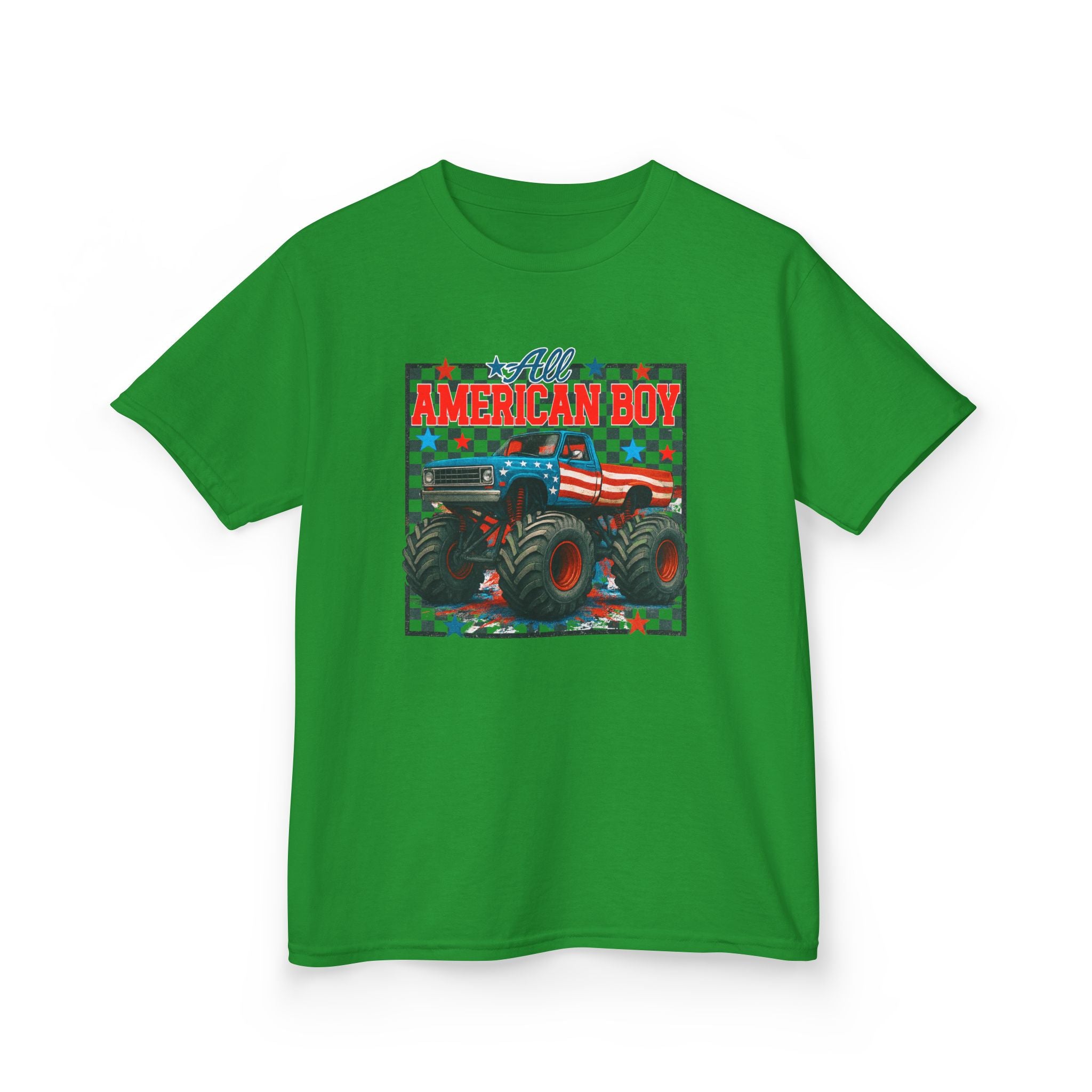 Kids Tee — All American Boy Monster Truck
