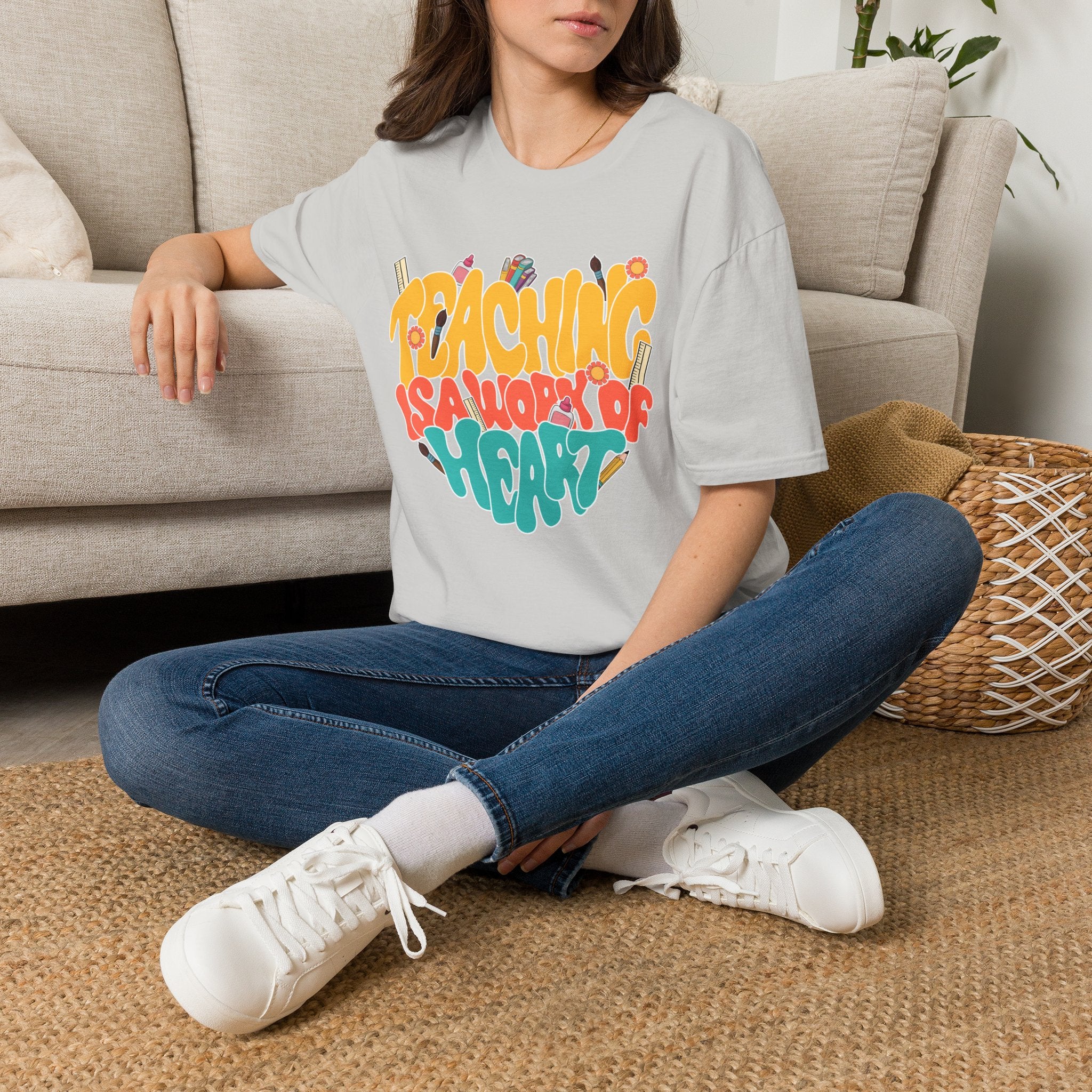 Teaching Is a Work of Heart T-Shirt