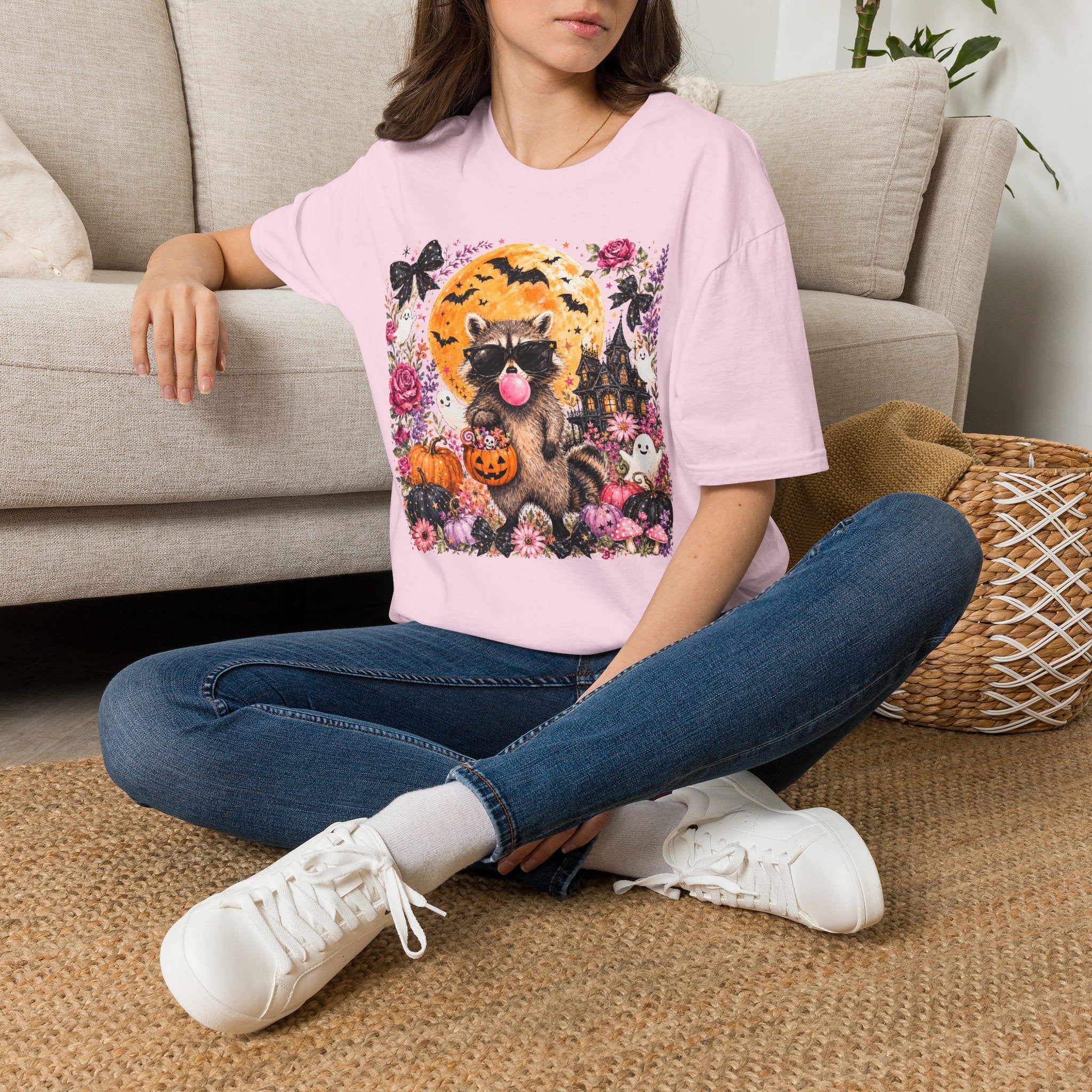 Halloween Raccoon Tee