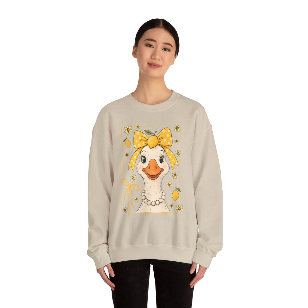 Duck Portrait Crewneck Sweatshirt