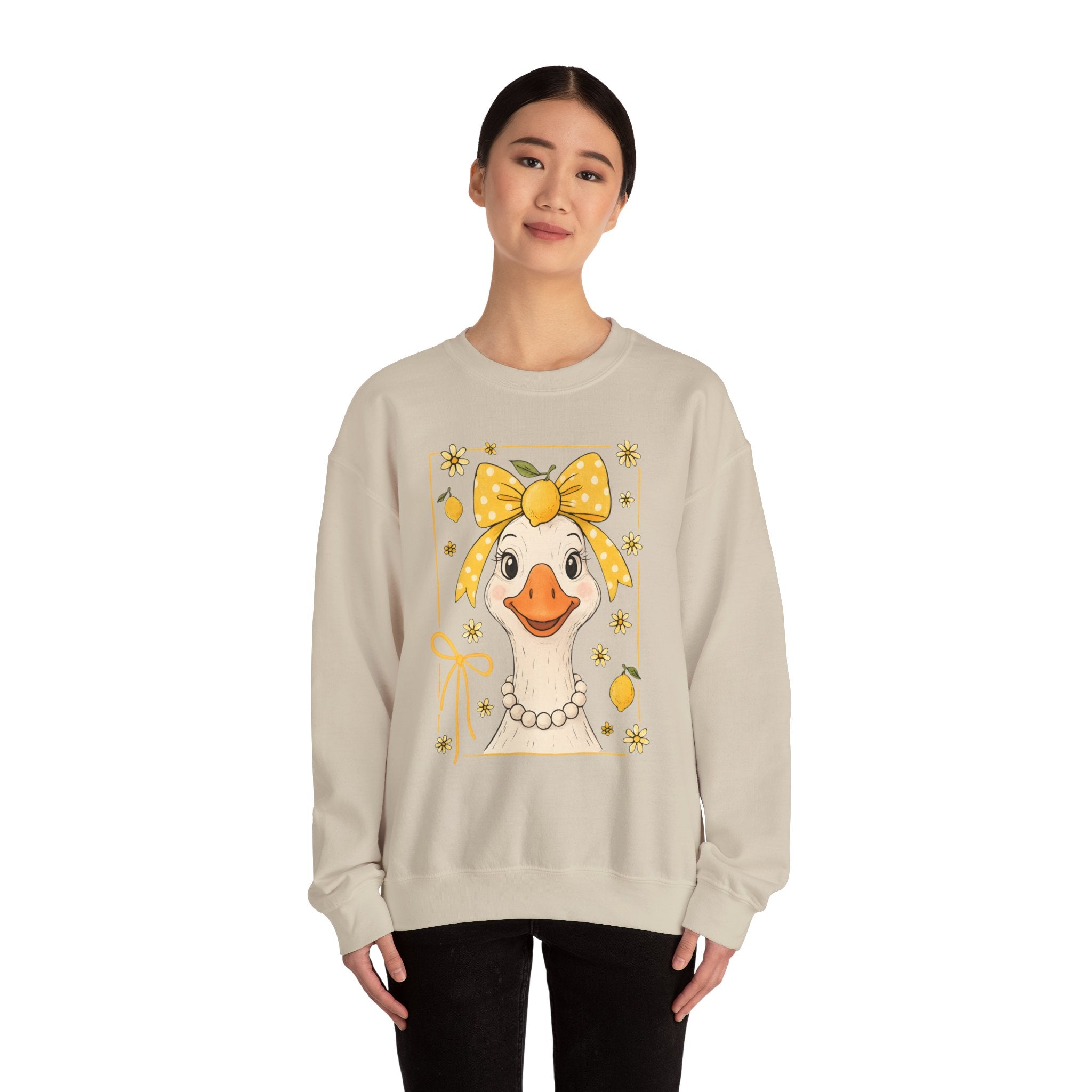 Duck Portrait Crewneck Sweatshirt