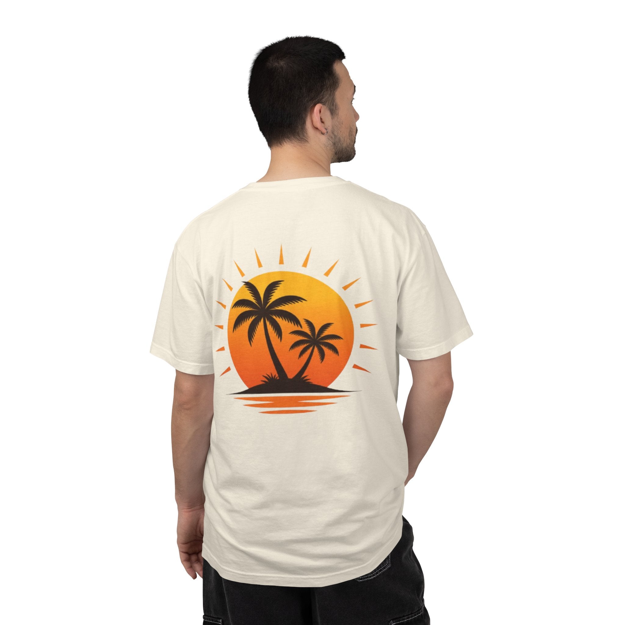 Sunset Palm Tee