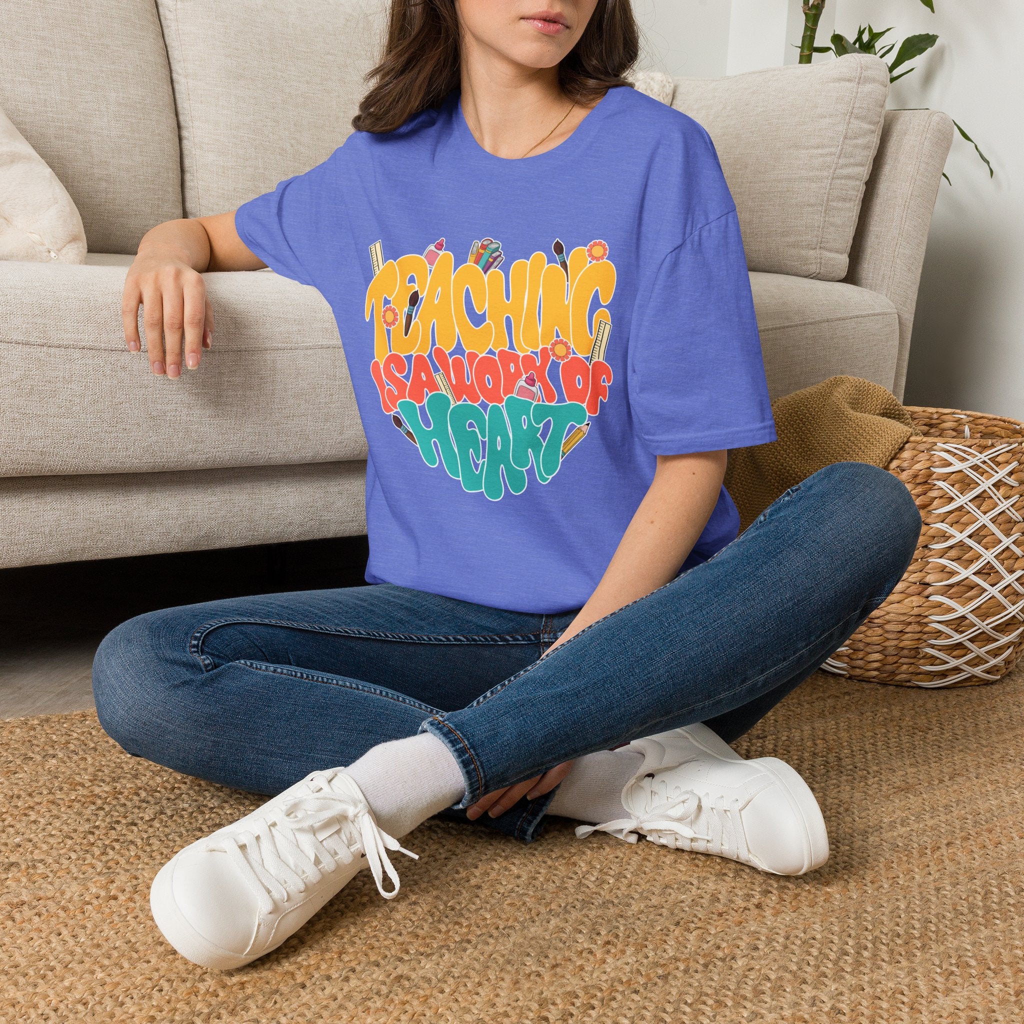 Teaching Is a Work of Heart T-Shirt