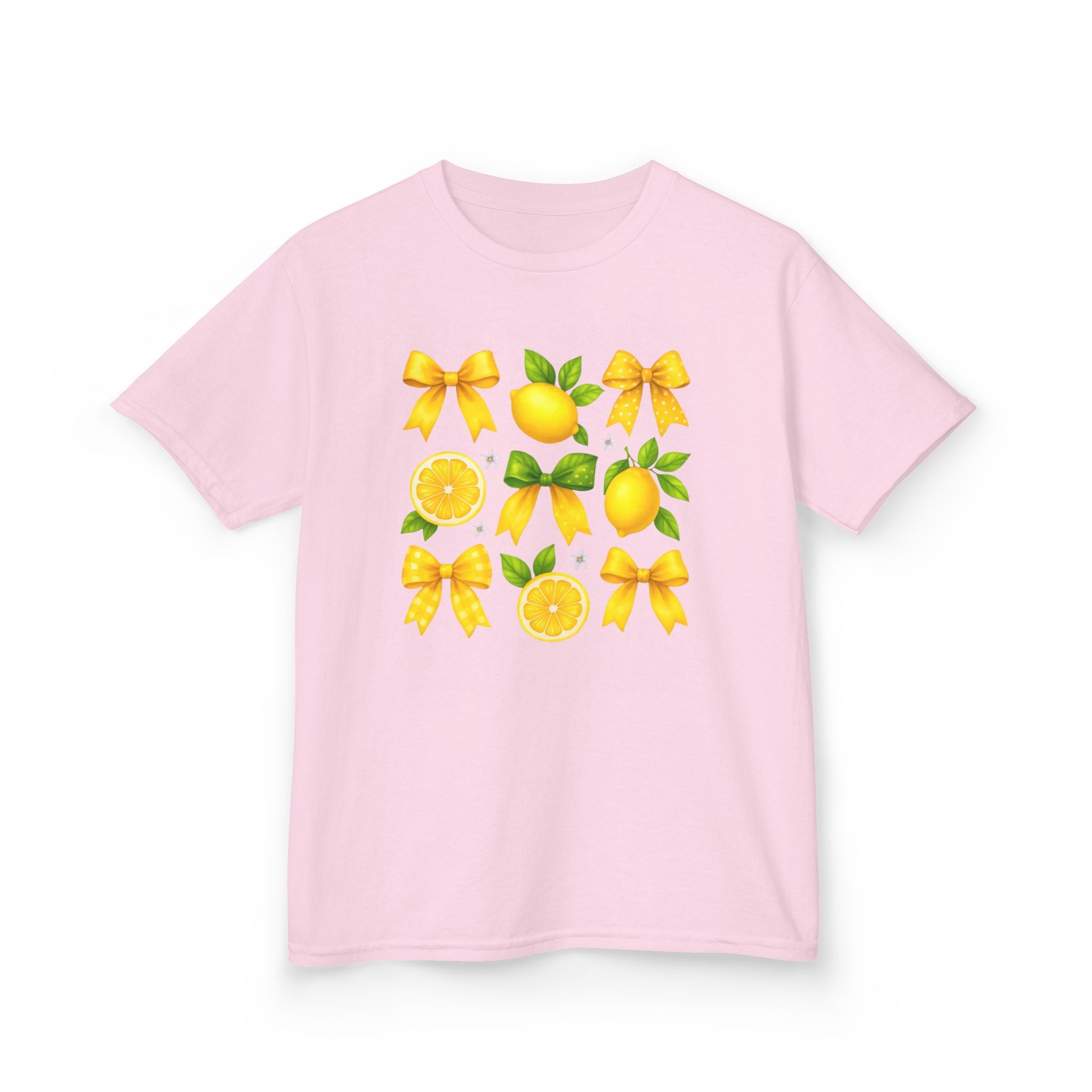 Bright Citrus Orange Pattern Kids Tee