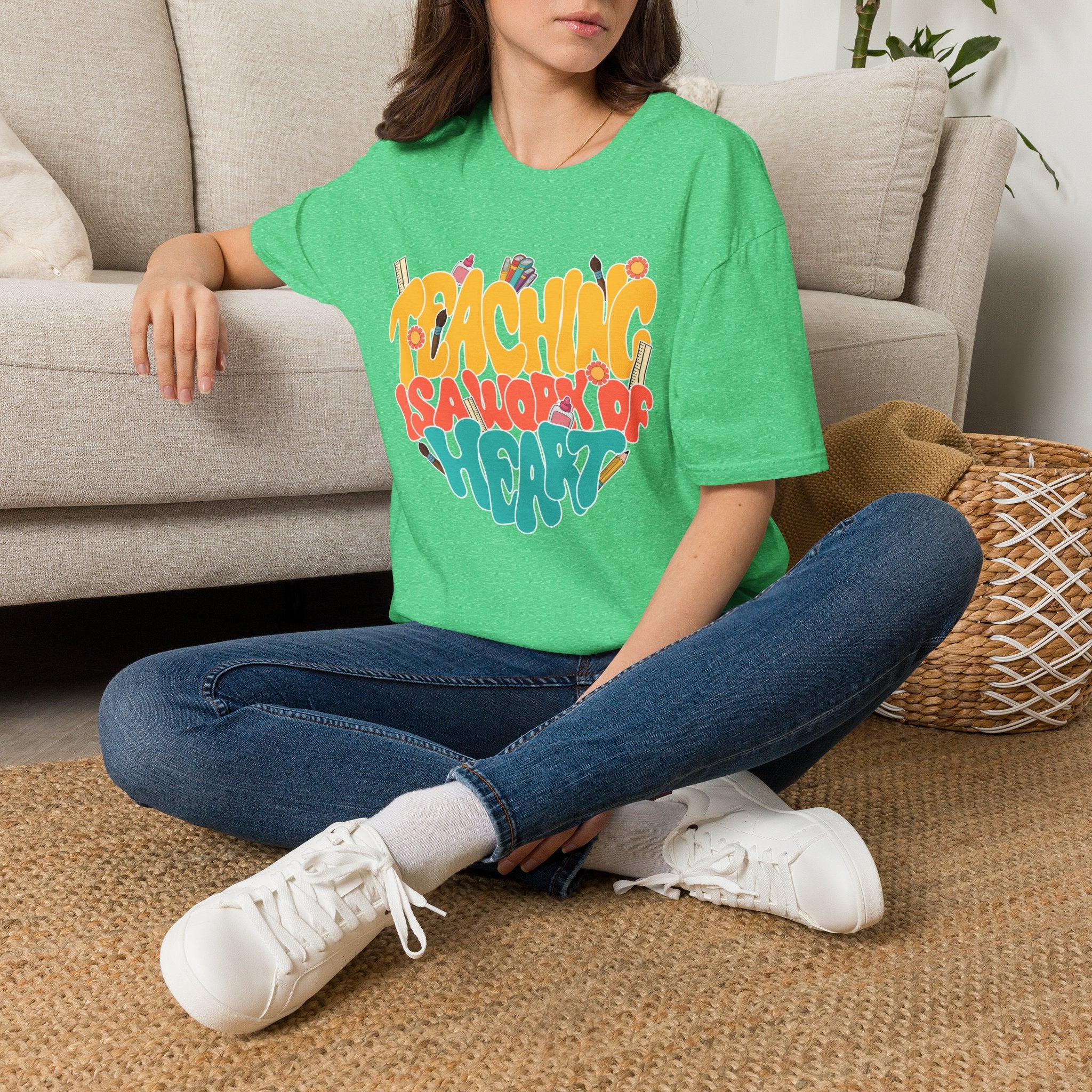 Teaching Is a Work of Heart T-Shirt