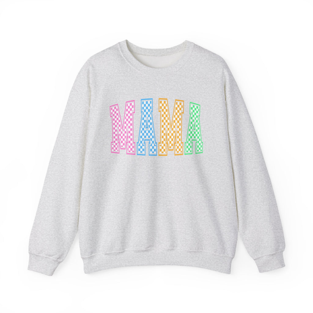 Mama Checkerboard Crewneck Sweatshirt