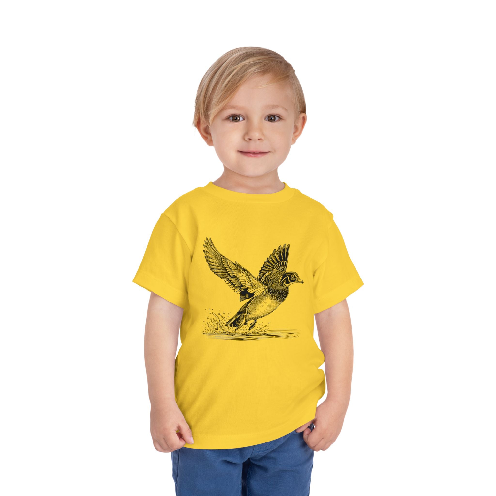 Toddler Tee — Realistic Flying Duck
