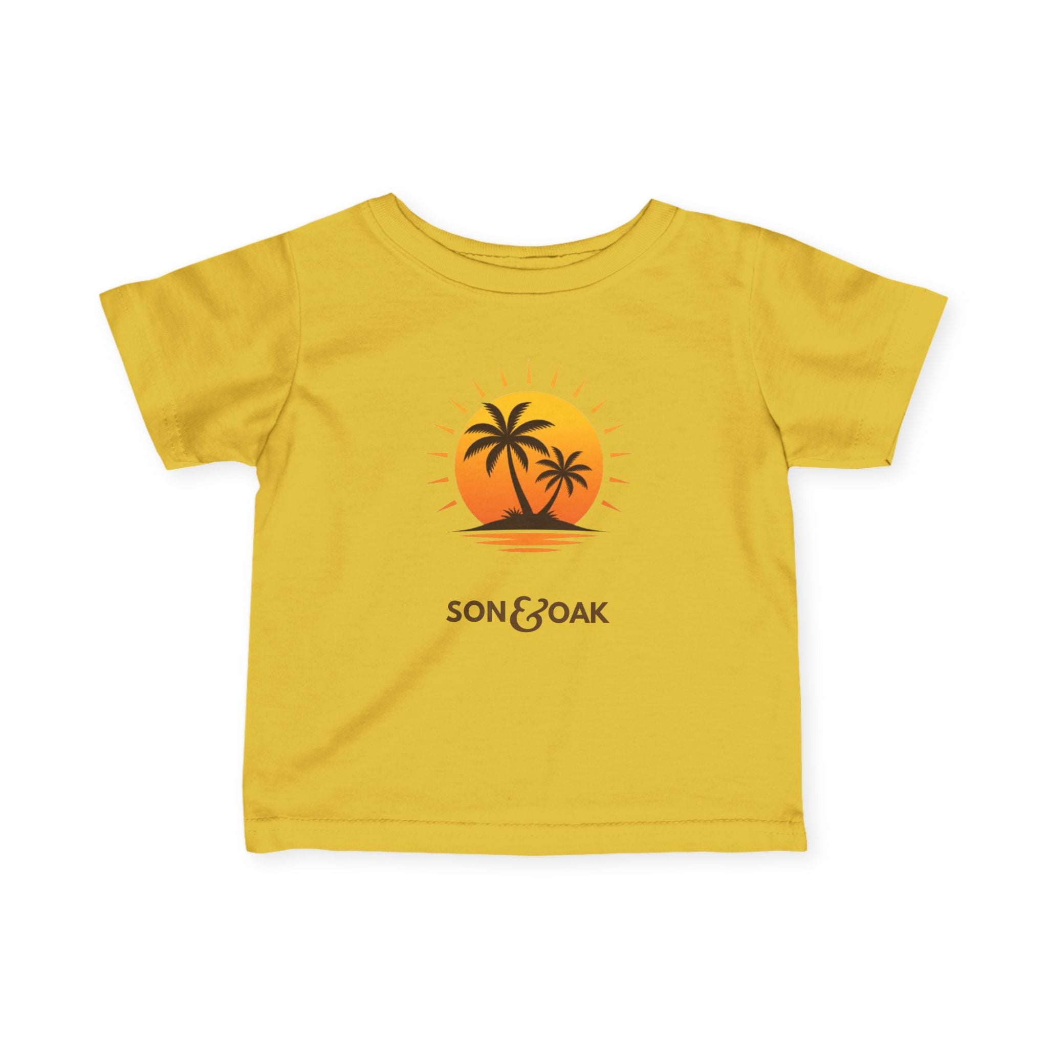 Infant Tee — Sunset Palm Tree
