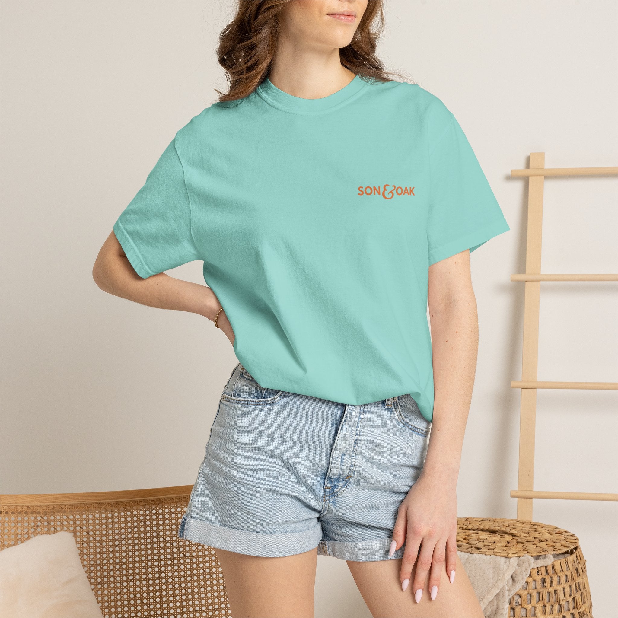 Sunset Palm Tee