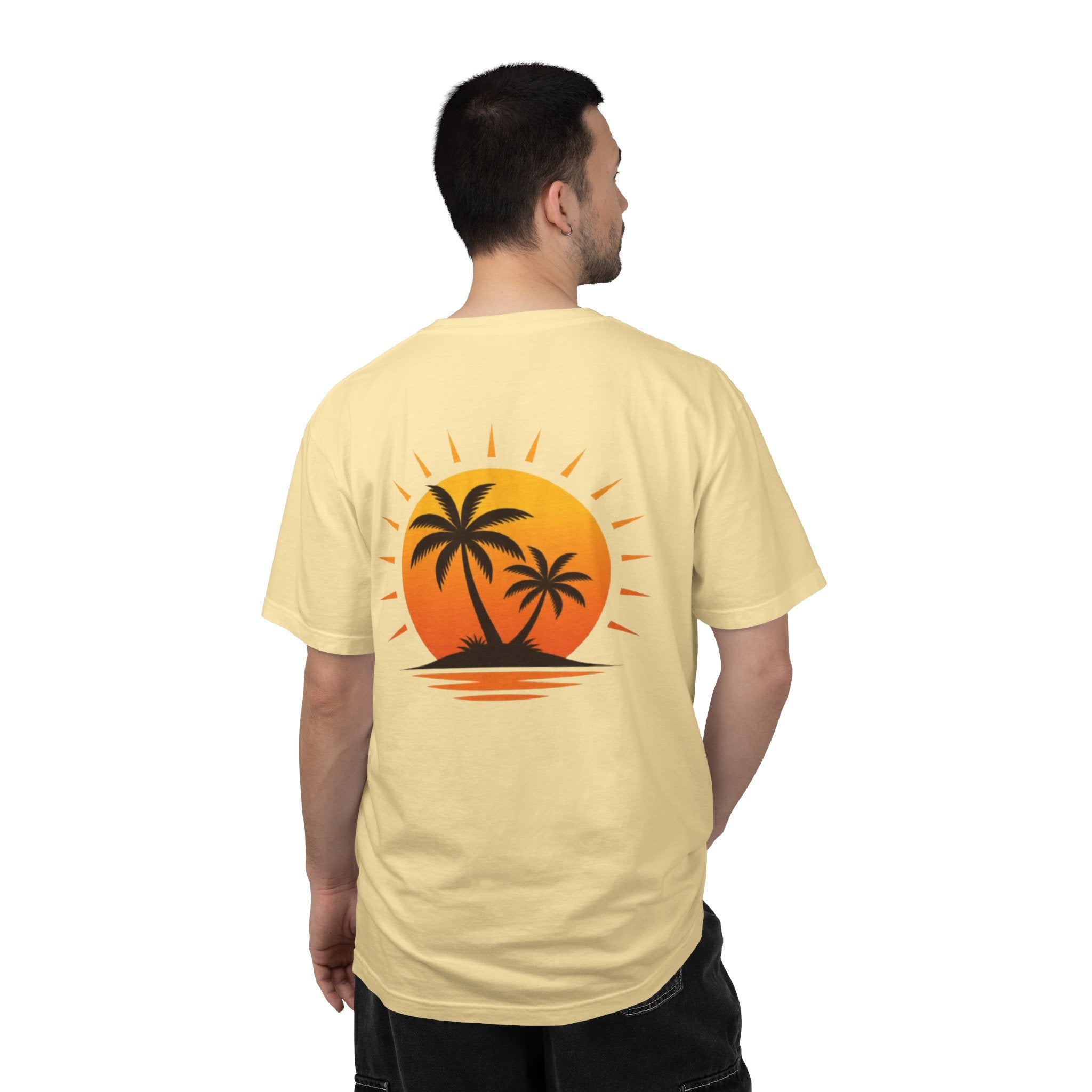 Sunset Palm Tee