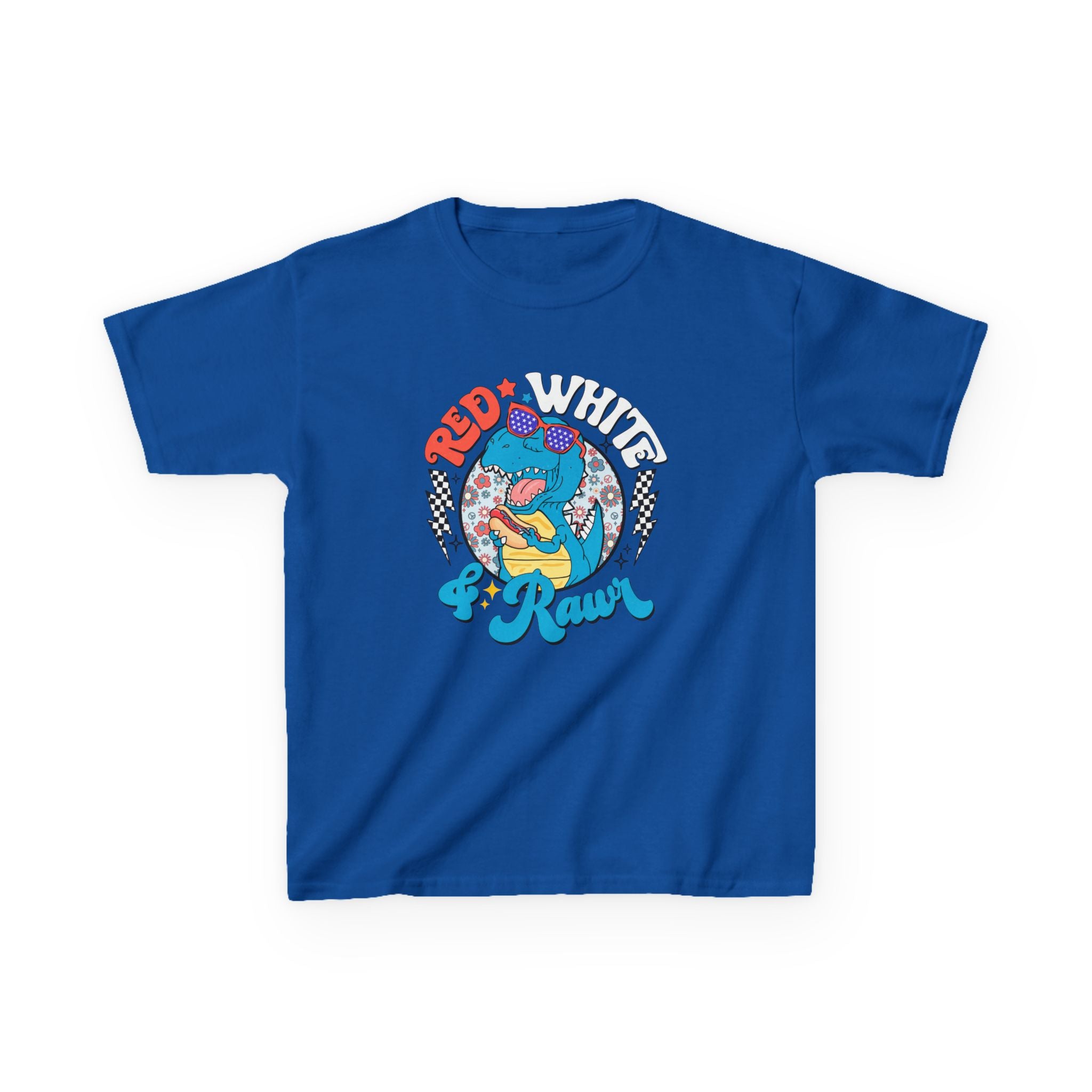 Kids Tee — Red White & Roar Retro