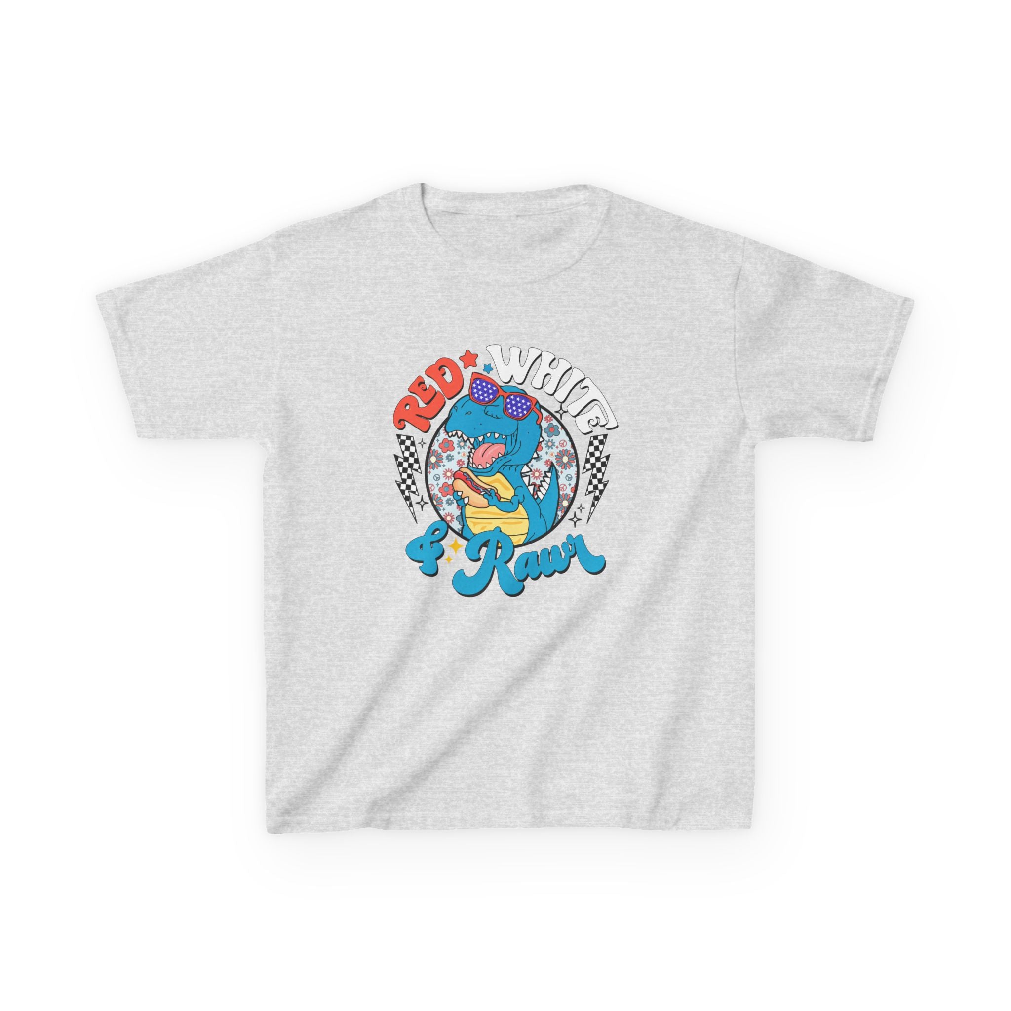 Kids Tee — Red White & Roar Retro