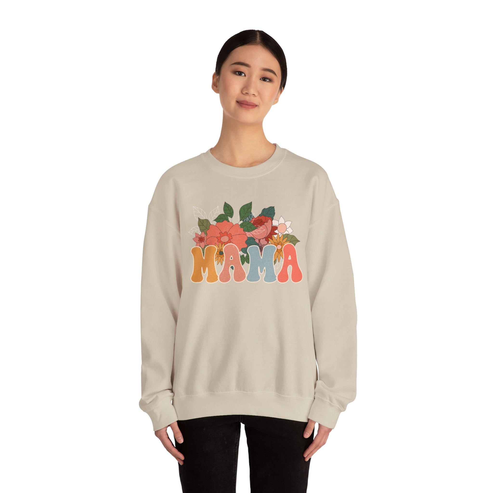 Mama Floral Crewneck Sweatshirt