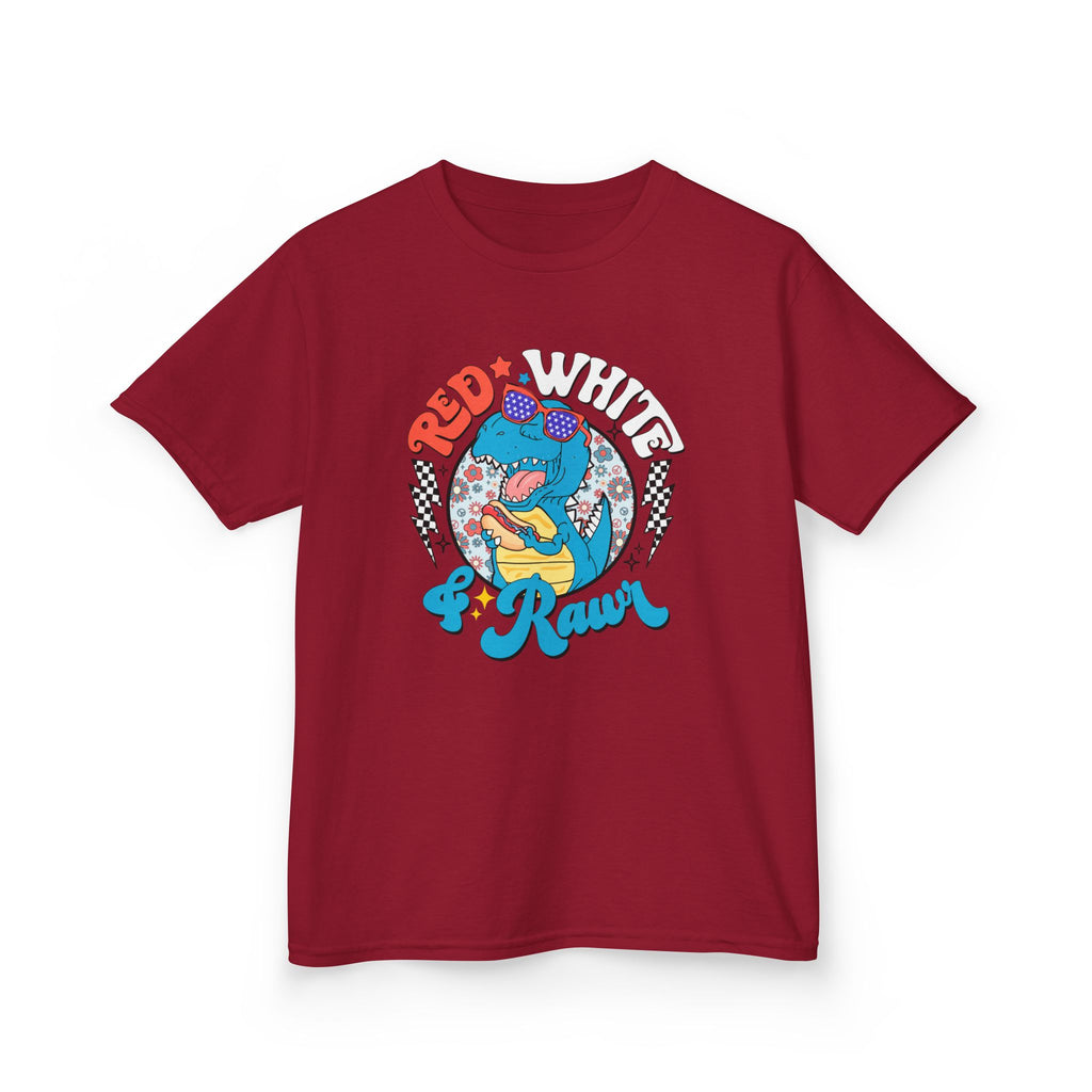 Kids Tee — Red White & Roar Retro