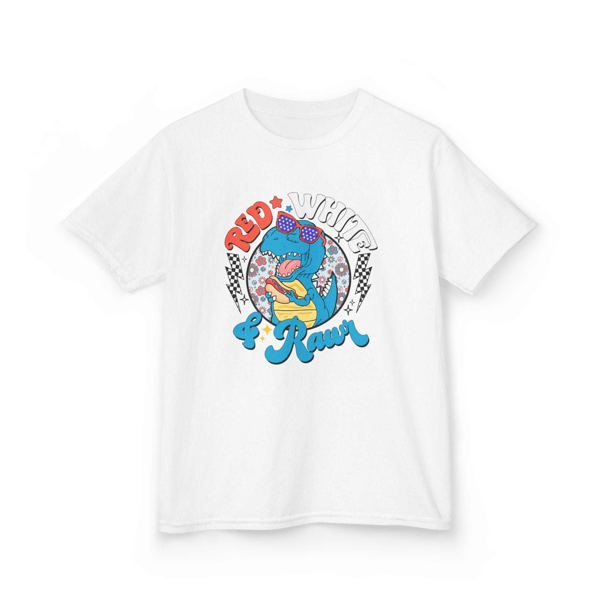Kids Tee — Red White & Roar Retro