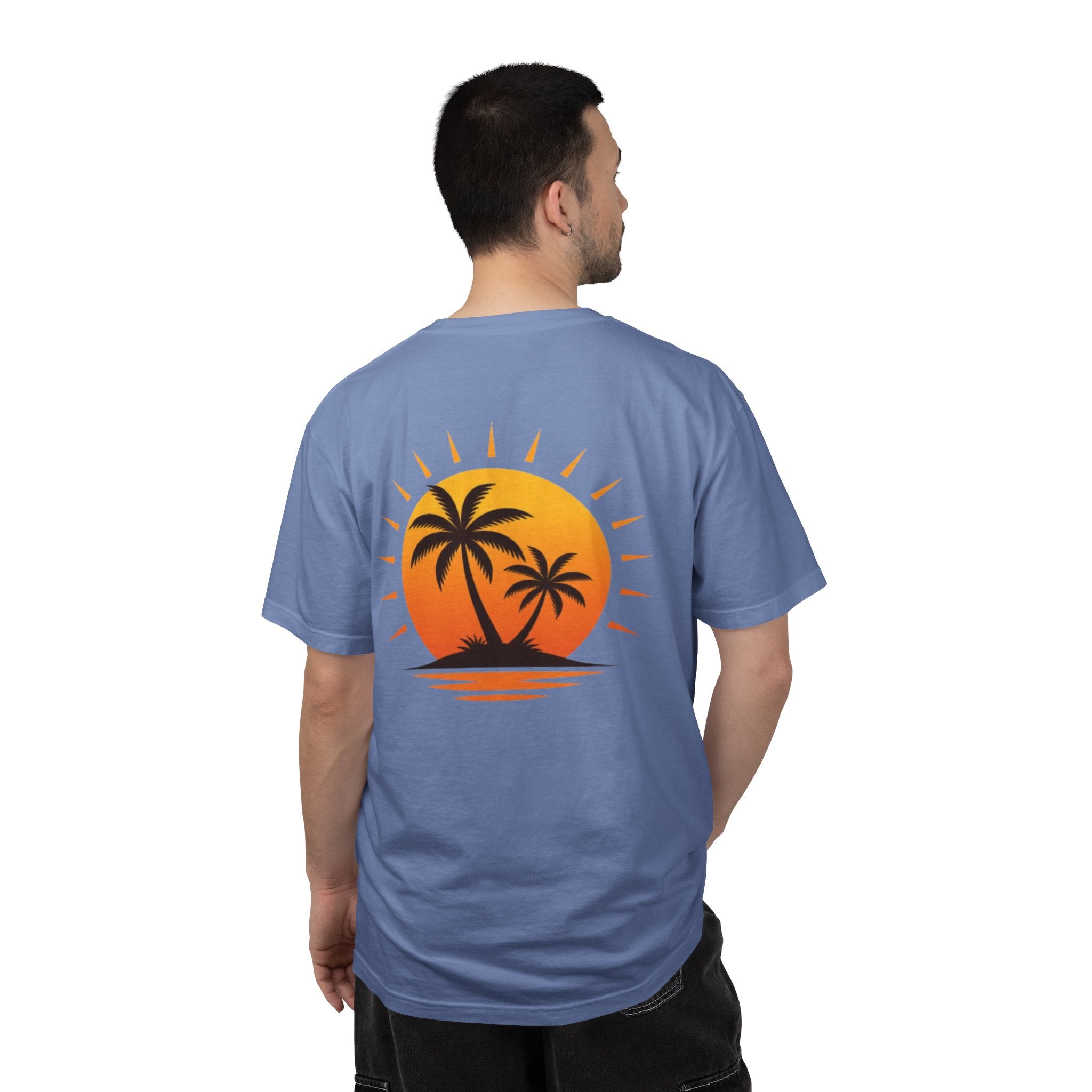Sunset Palm Tee