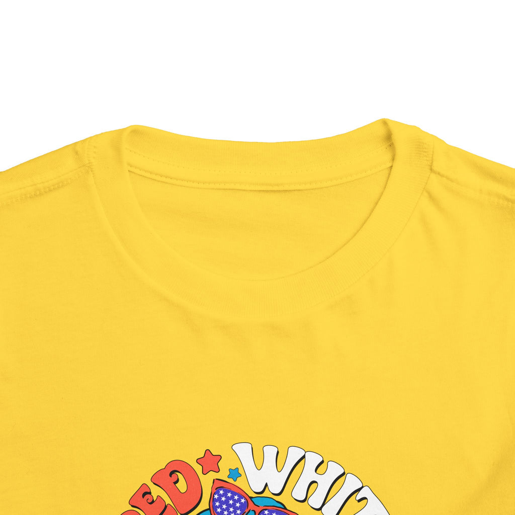 Toddler Tee — Red White & Roar Retro