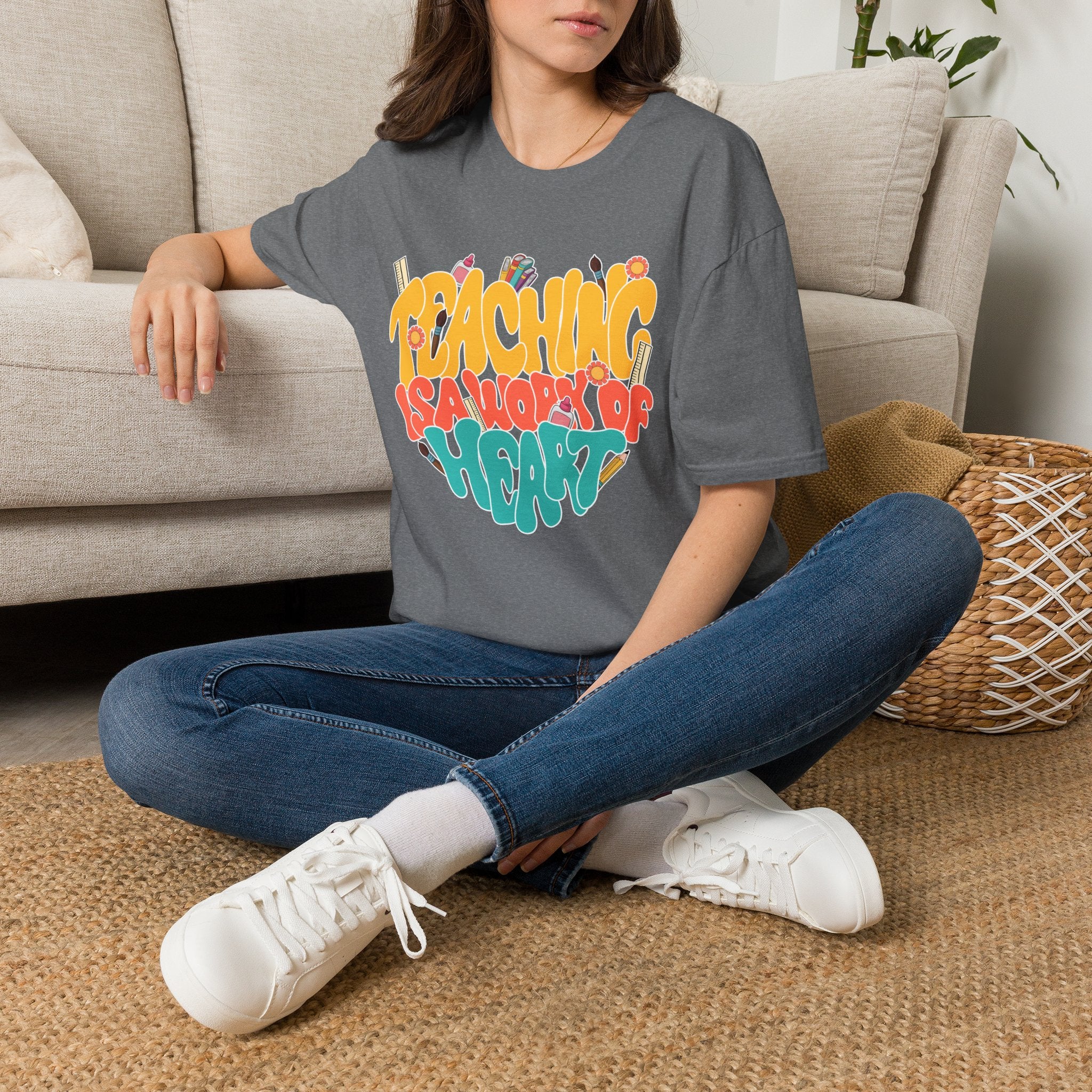 Teaching Is a Work of Heart T-Shirt