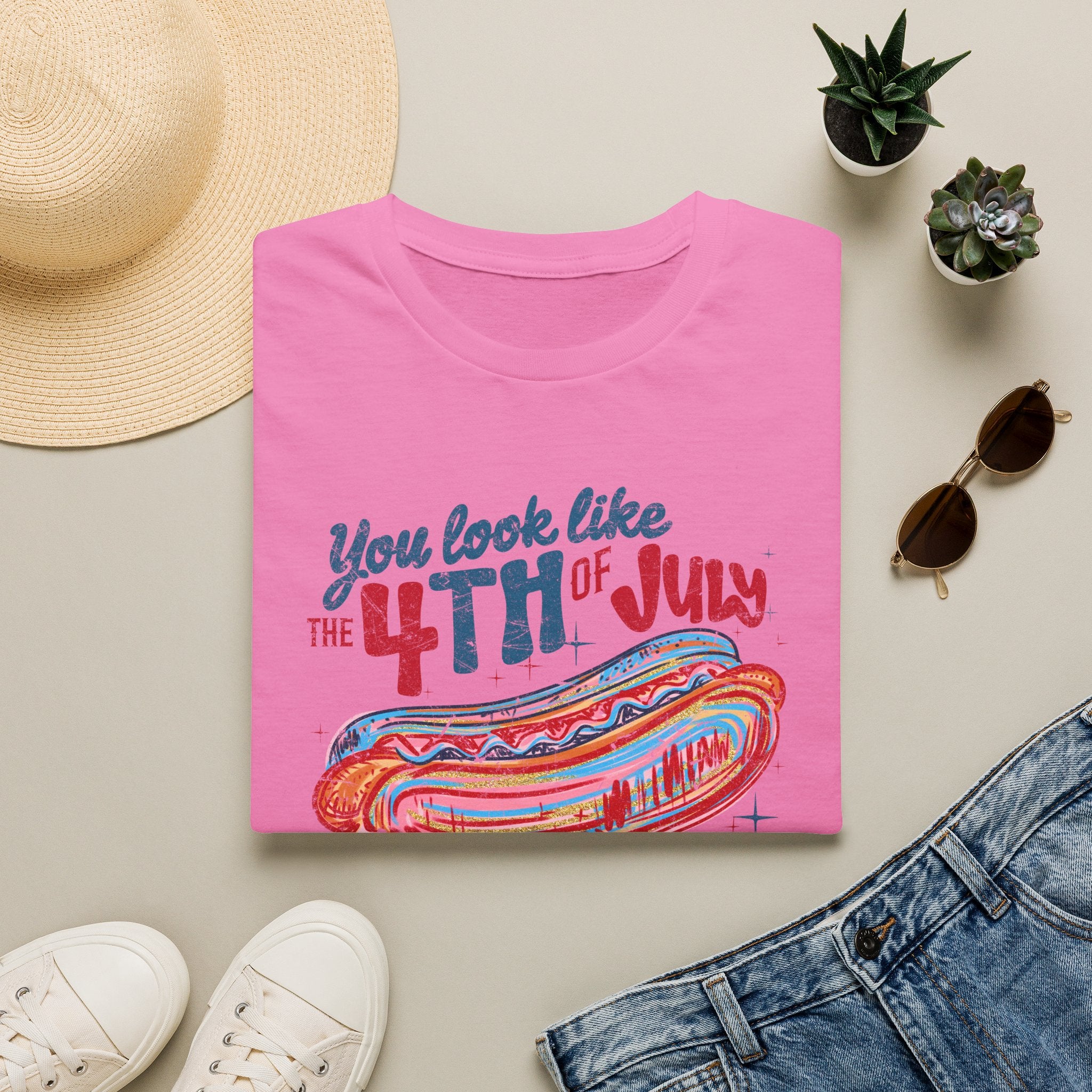 4th of July Hot Dog Tee