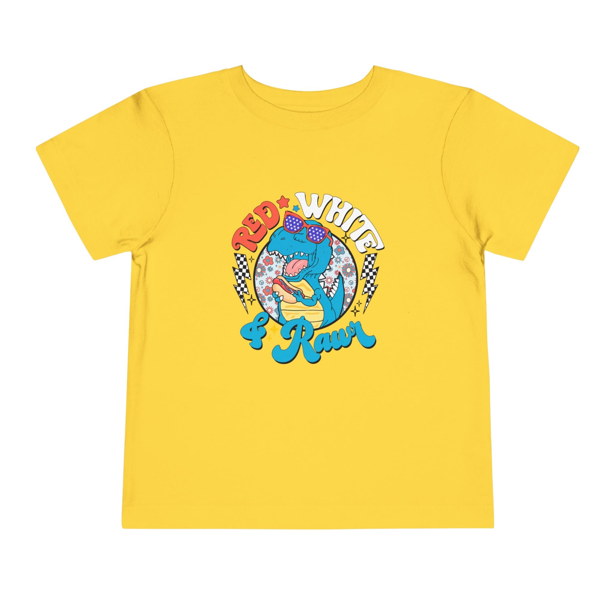 Toddler Tee — Red White & Roar Retro