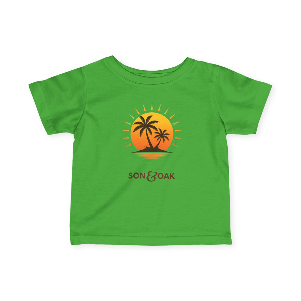 Infant Tee — Sunset Palm Tree