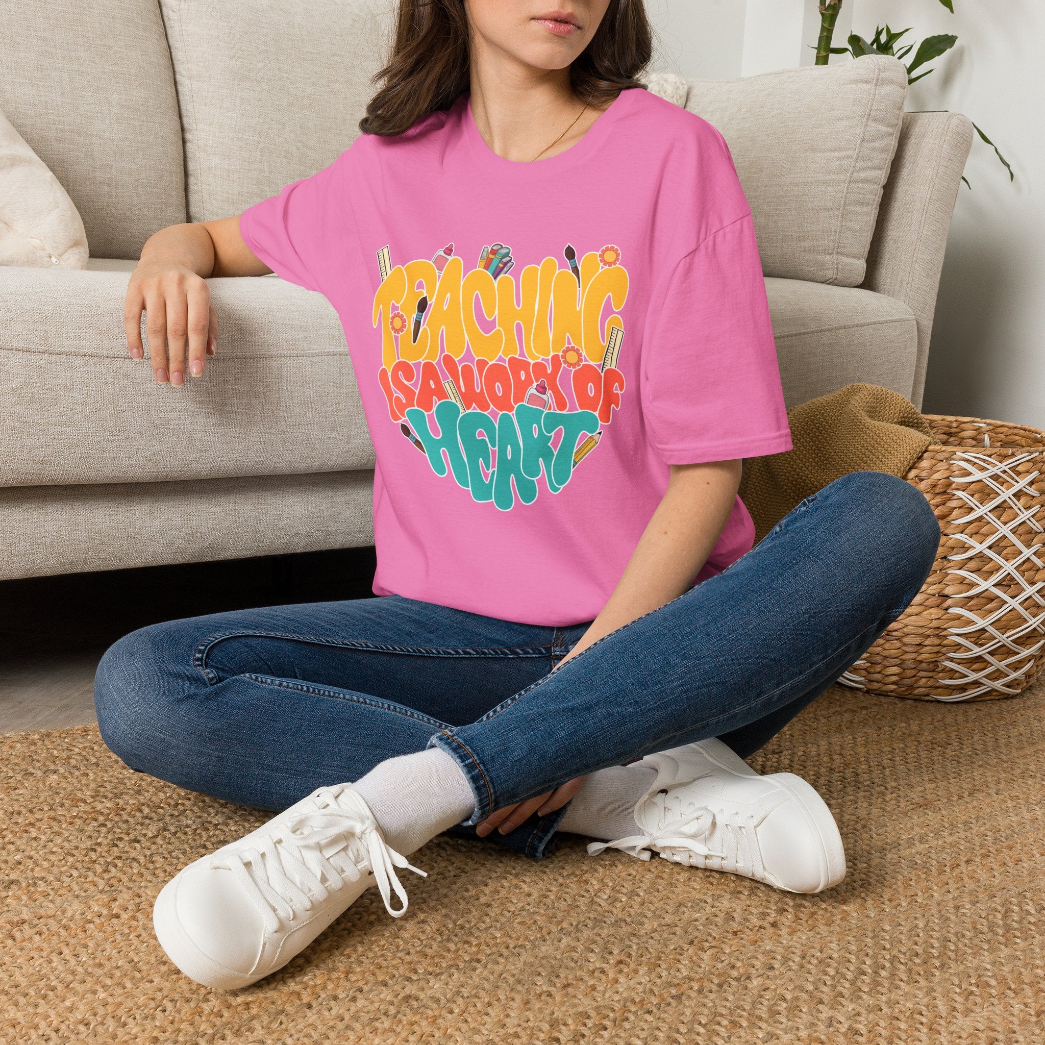 Teaching Is a Work of Heart T-Shirt