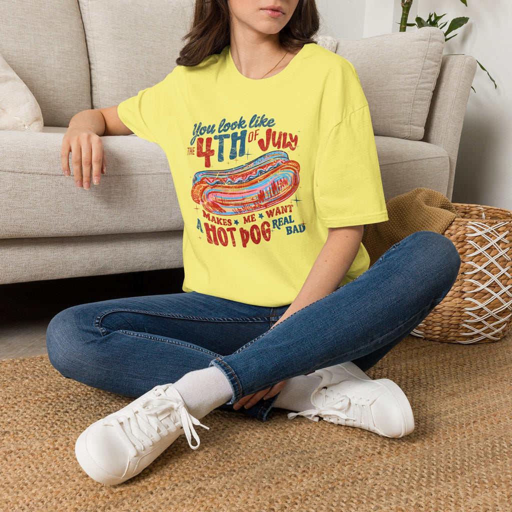 4th of July Hot Dog Tee