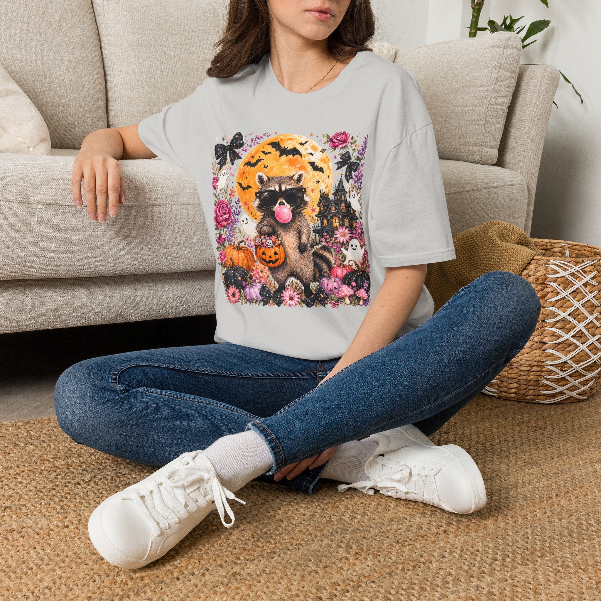 Halloween Raccoon Tee