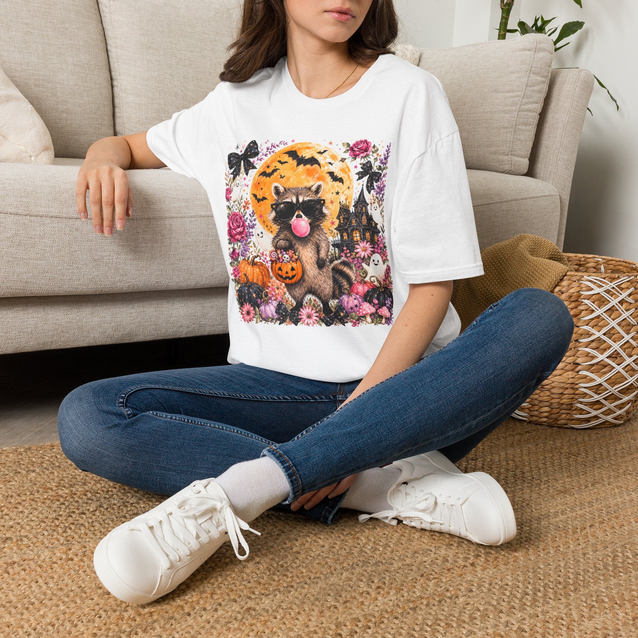 Halloween Raccoon Tee