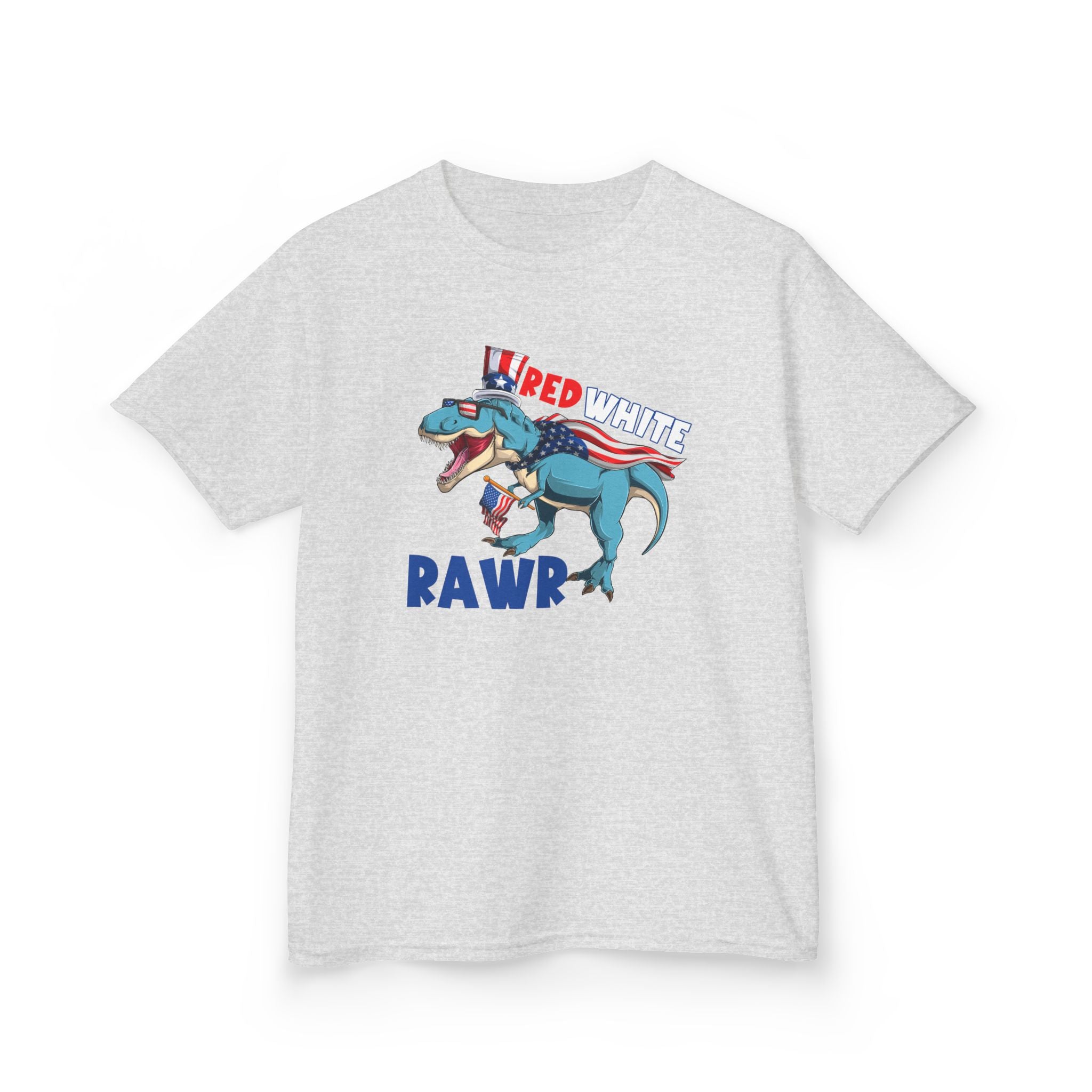 Kids Tee — Red, White & RAWR