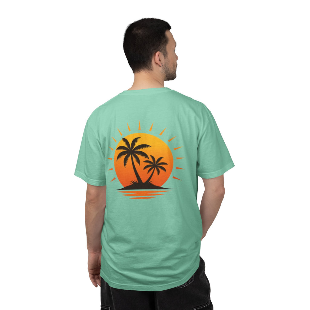 Sunset Palm Tee