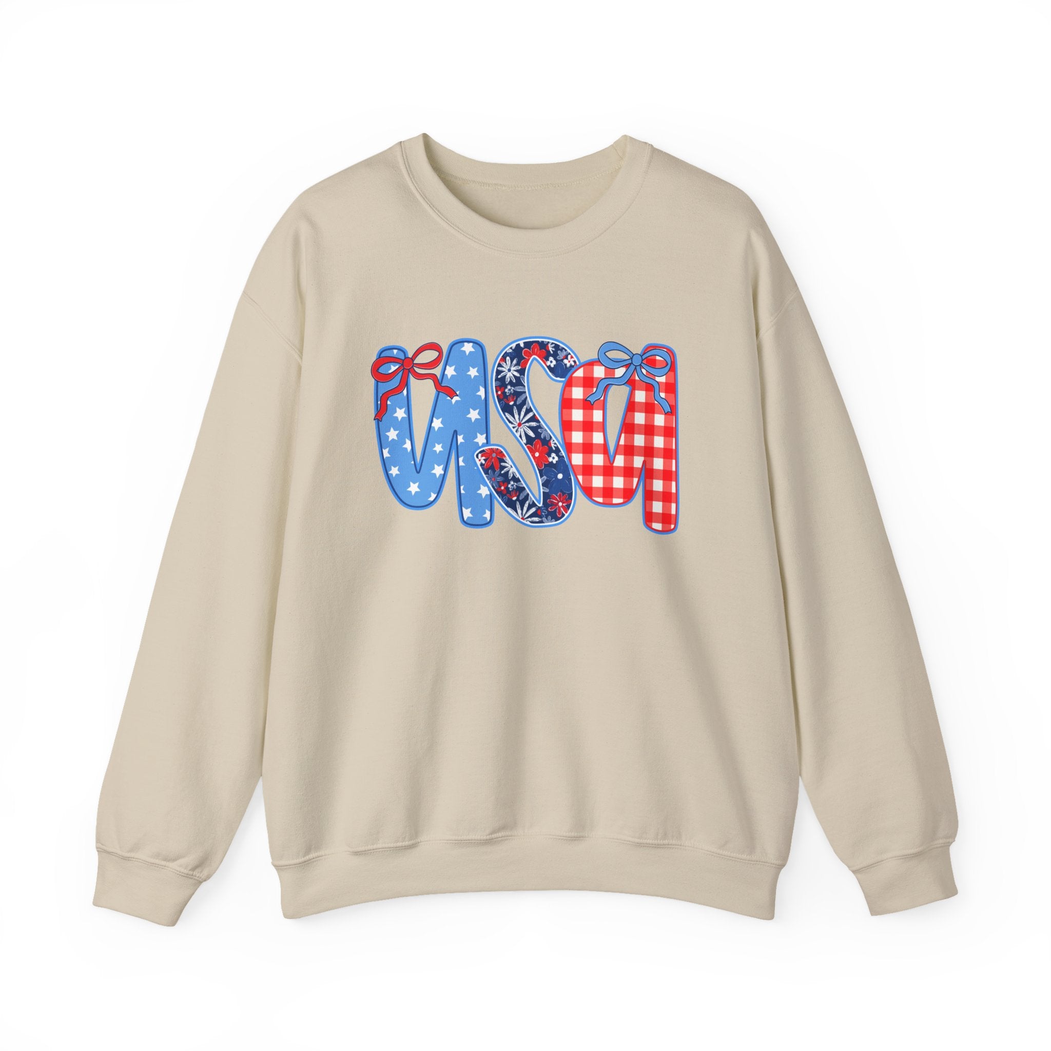 USA Patriotic Crewneck Sweatshirt